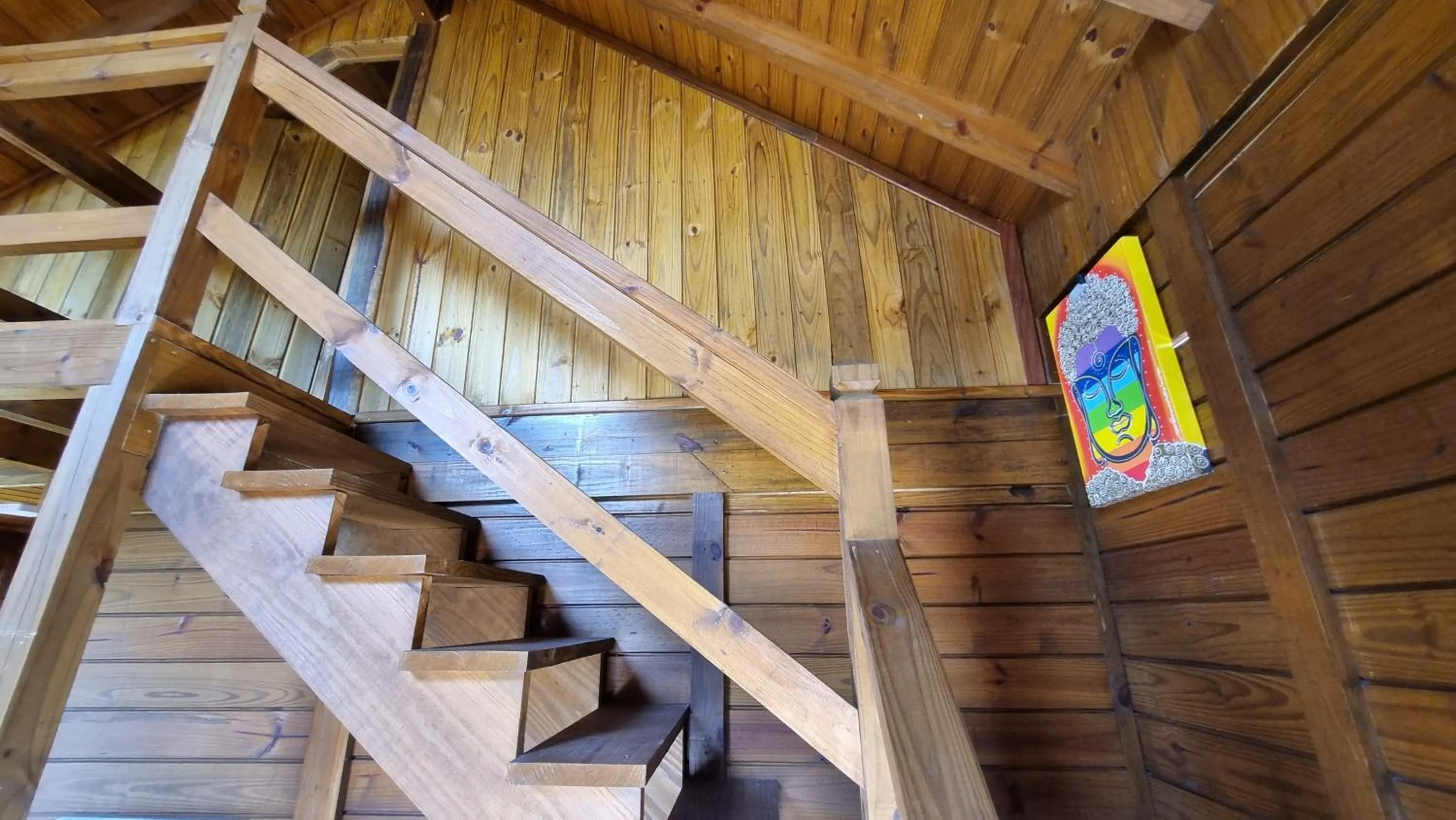 Decorative detail in Arte da Tribo Hostel & Camping