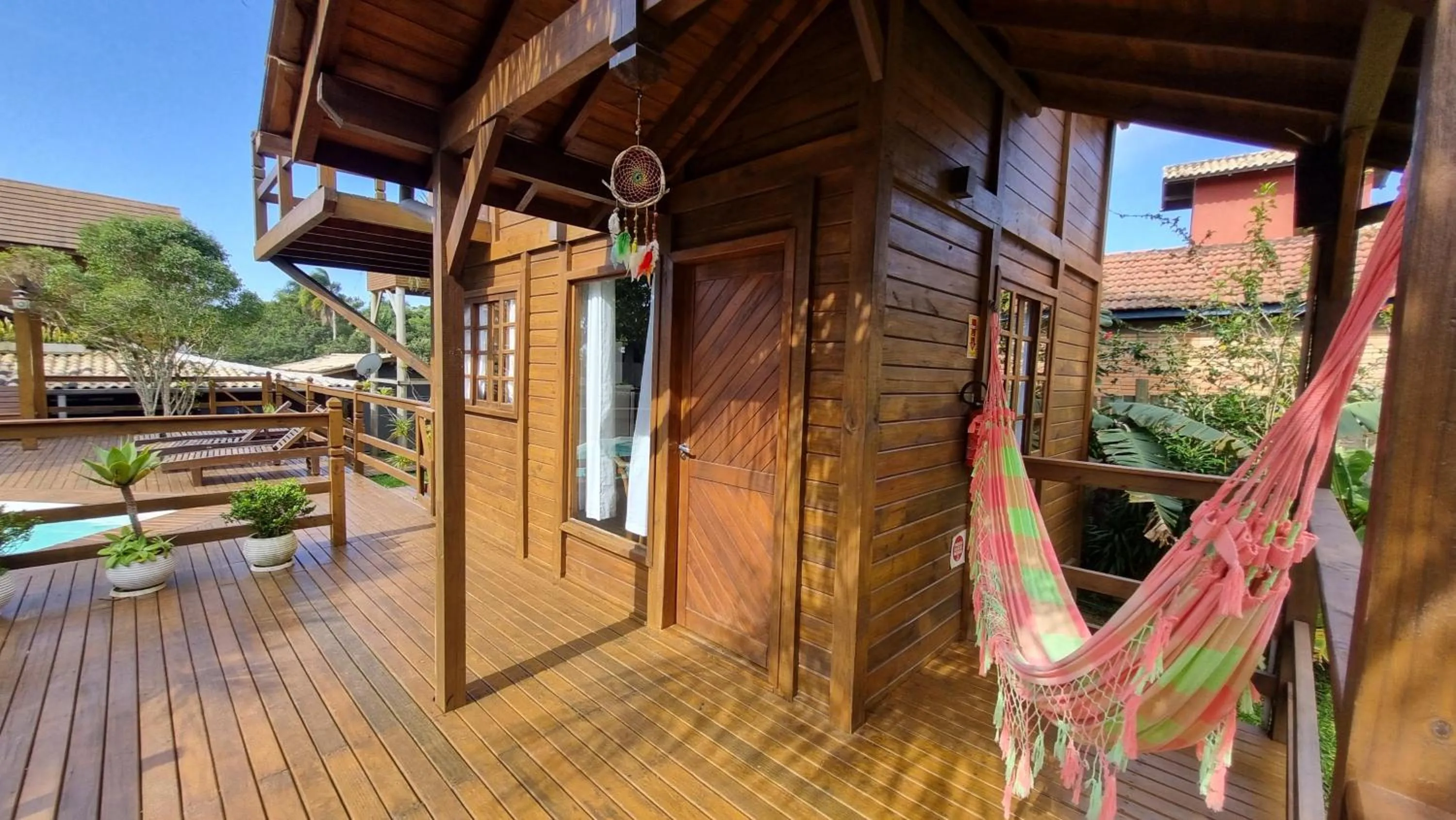 Patio in Arte da Tribo Hostel & Camping