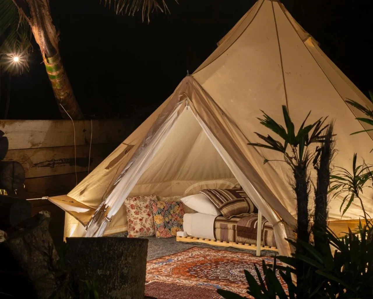 Bedroom in Arte da Tribo Hostel & Camping