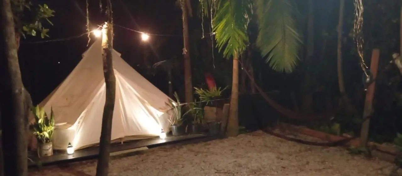 Bedroom in Arte da Tribo Hostel & Camping