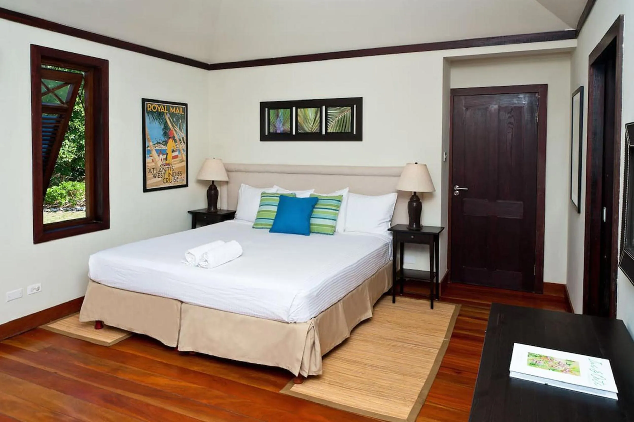 Bed in Santosha Barbados
