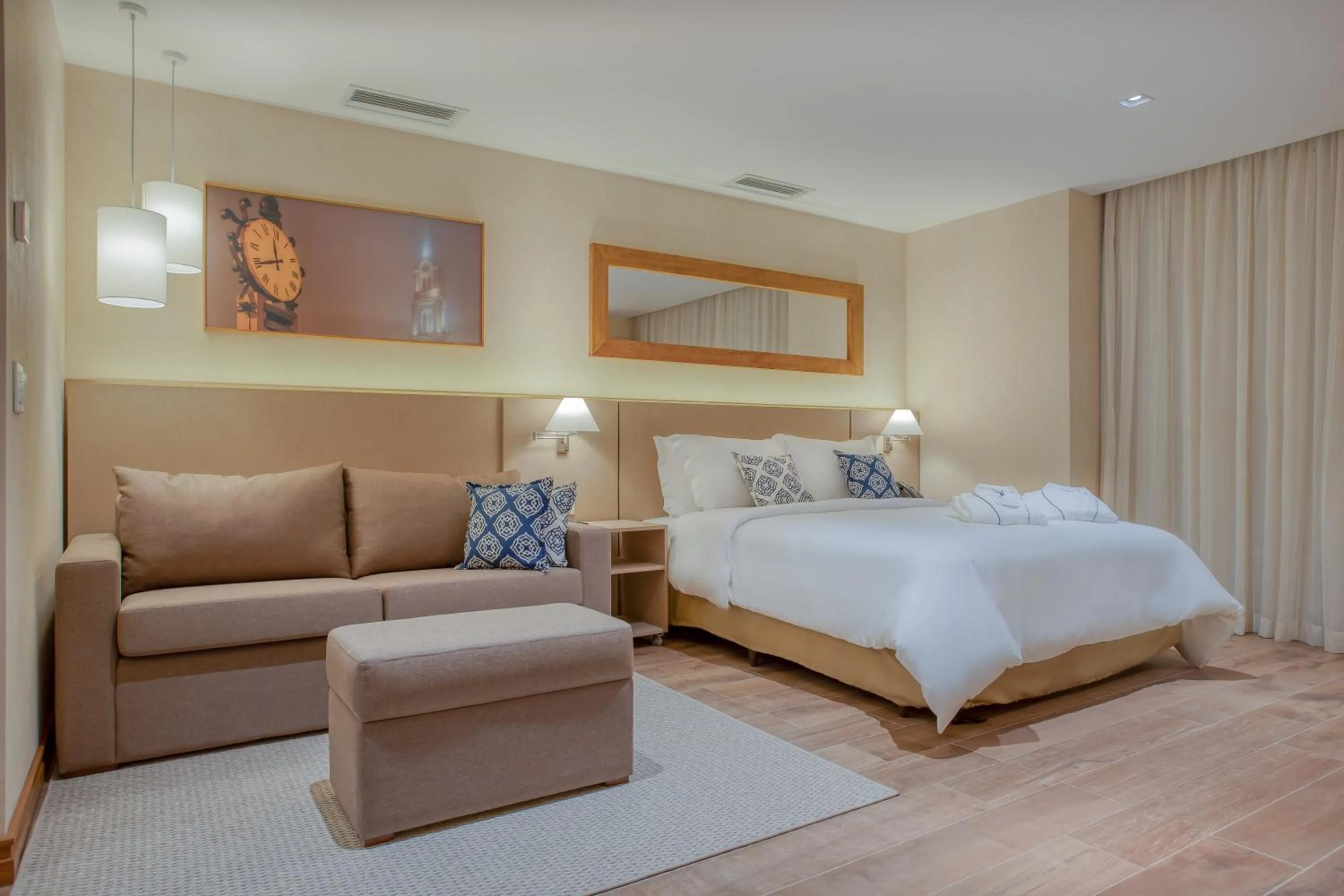 Bed in Wyndham Gramado Termas Resort & Spa