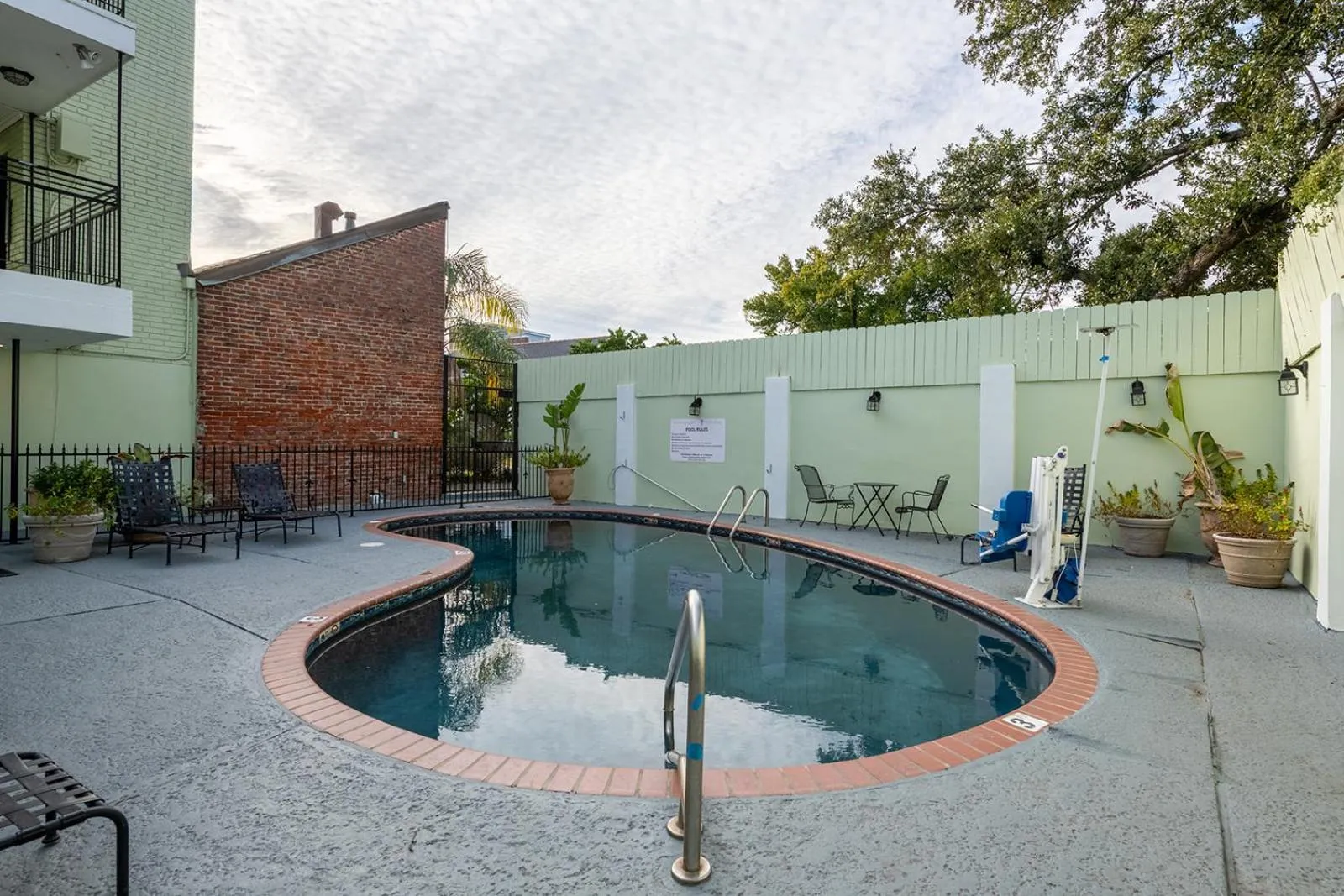 Swimming pool in French Quarter Suites Hotel