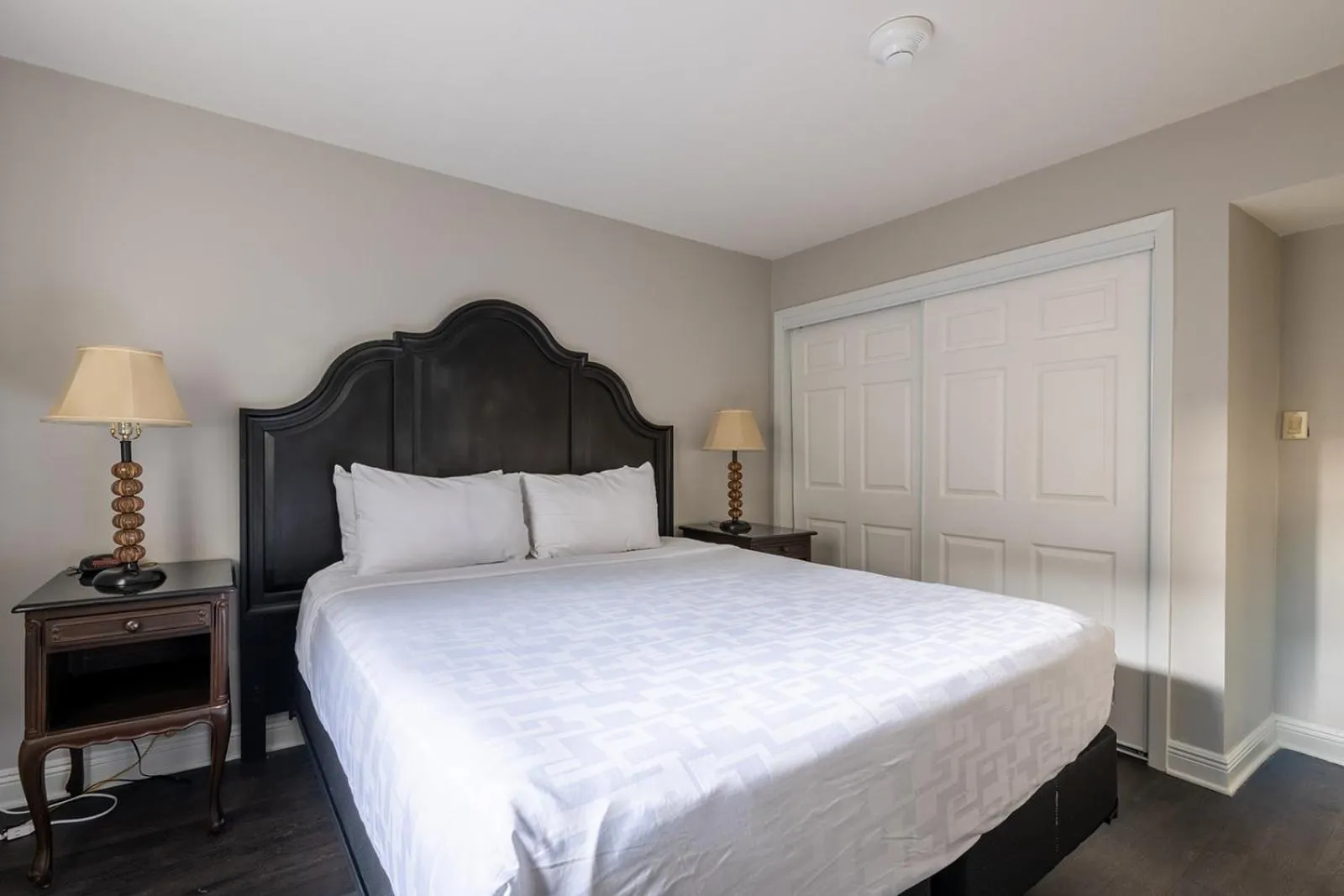 Bed in French Quarter Suites Hotel