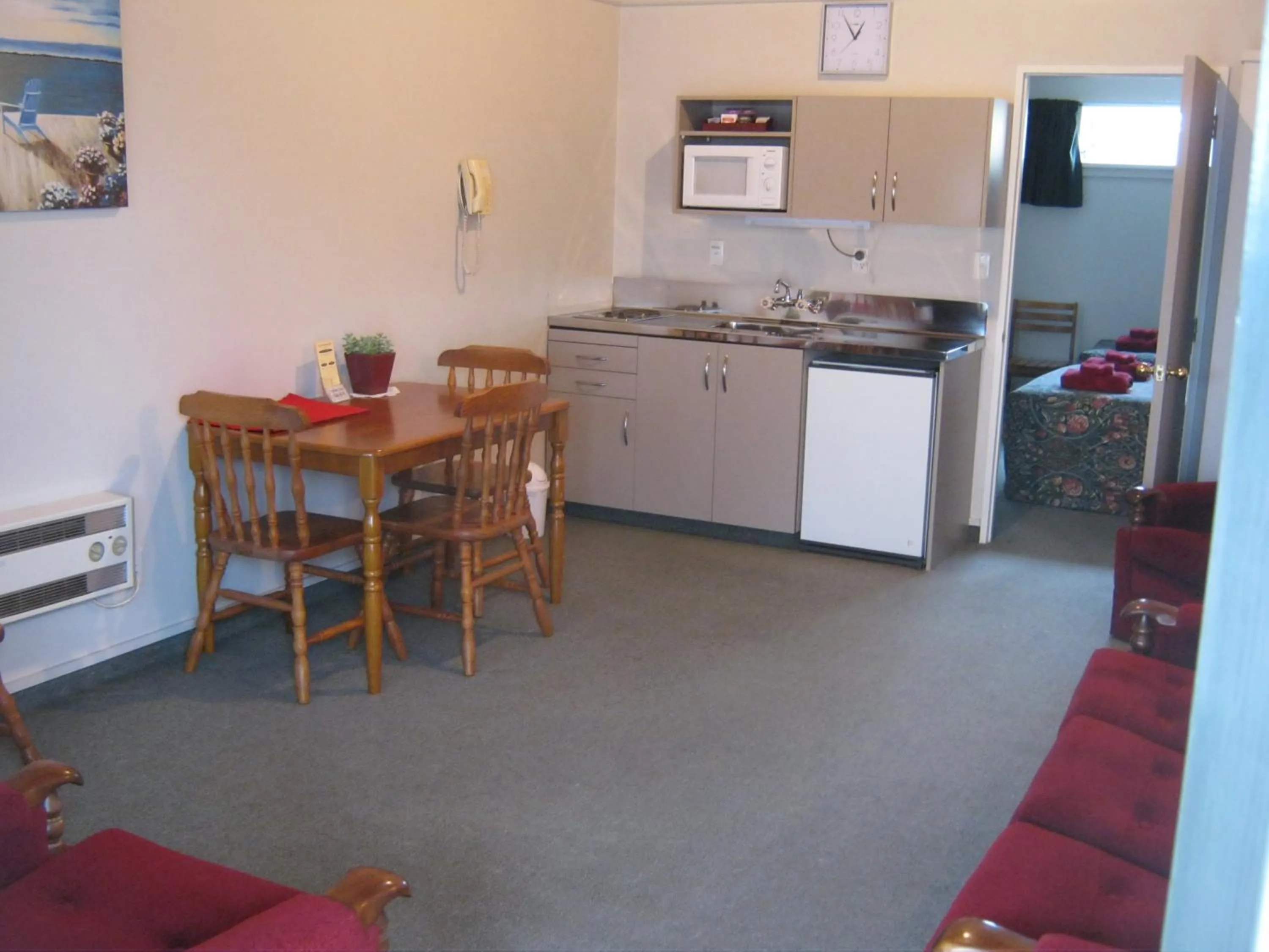 Dining area in Blue Dolphin Motel