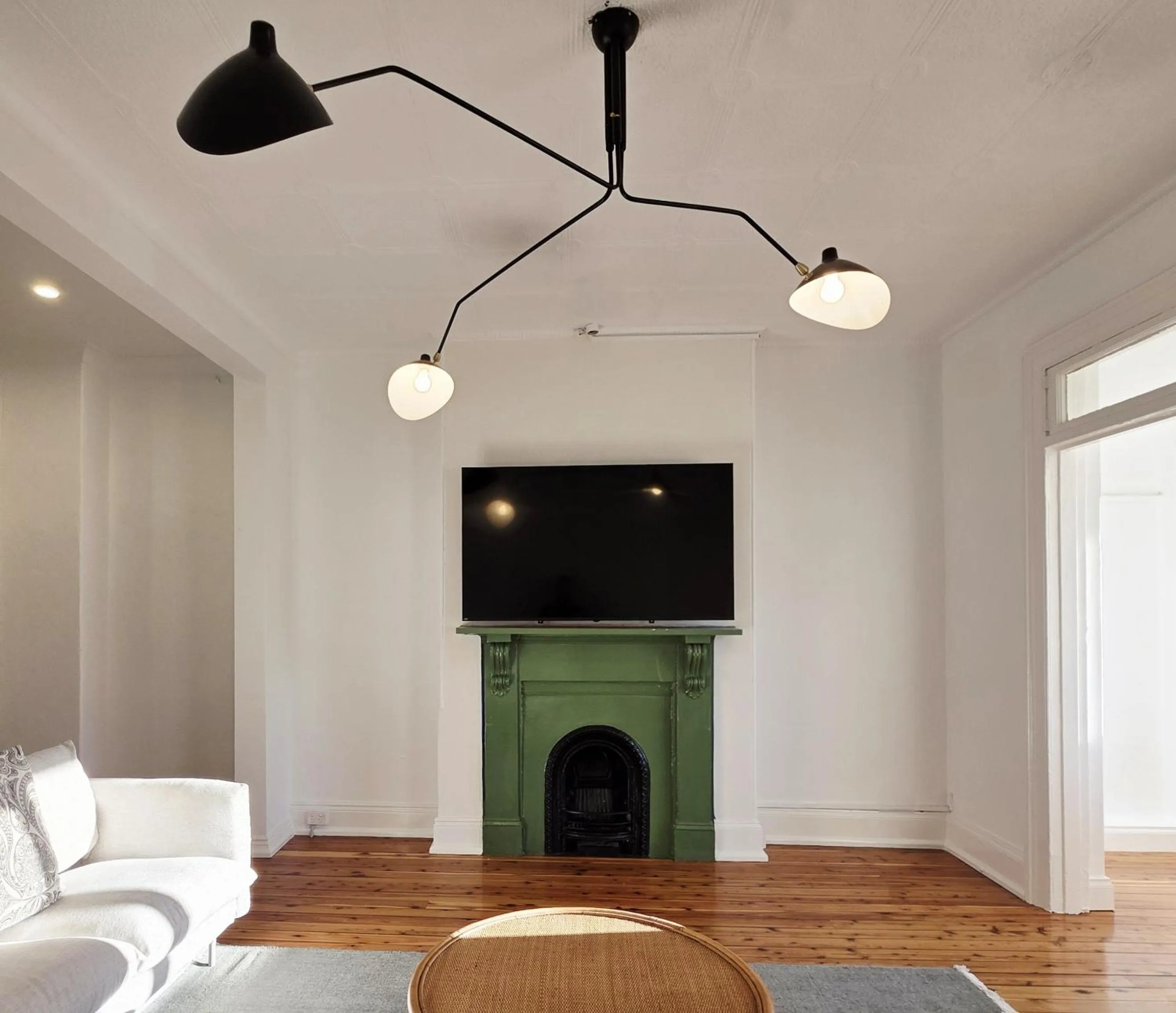 Living room in Crown Hotel Surry Hills