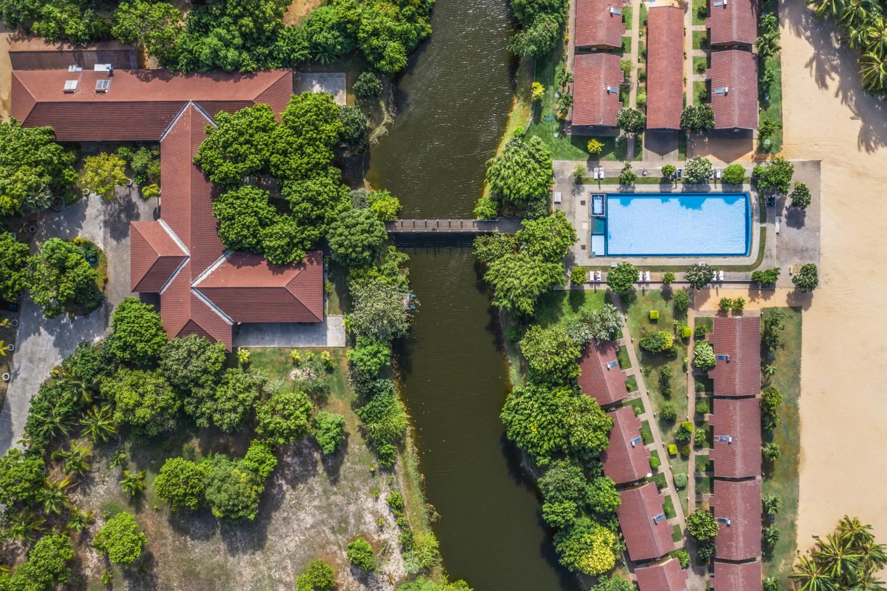 Bird's eye view in Amethyst Resort Passikudah