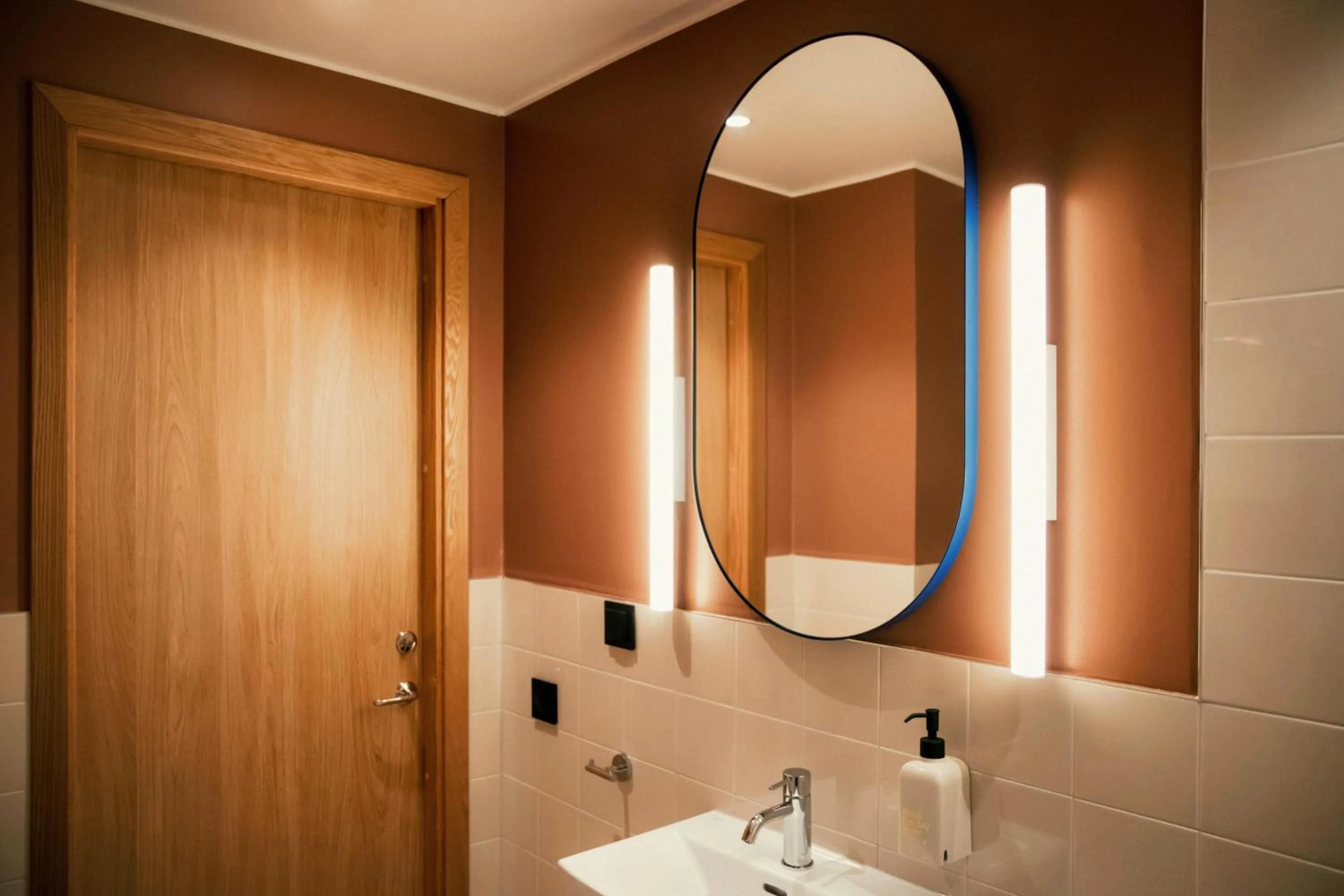 Bathroom in Scandic Go, Eerikinkatu 30