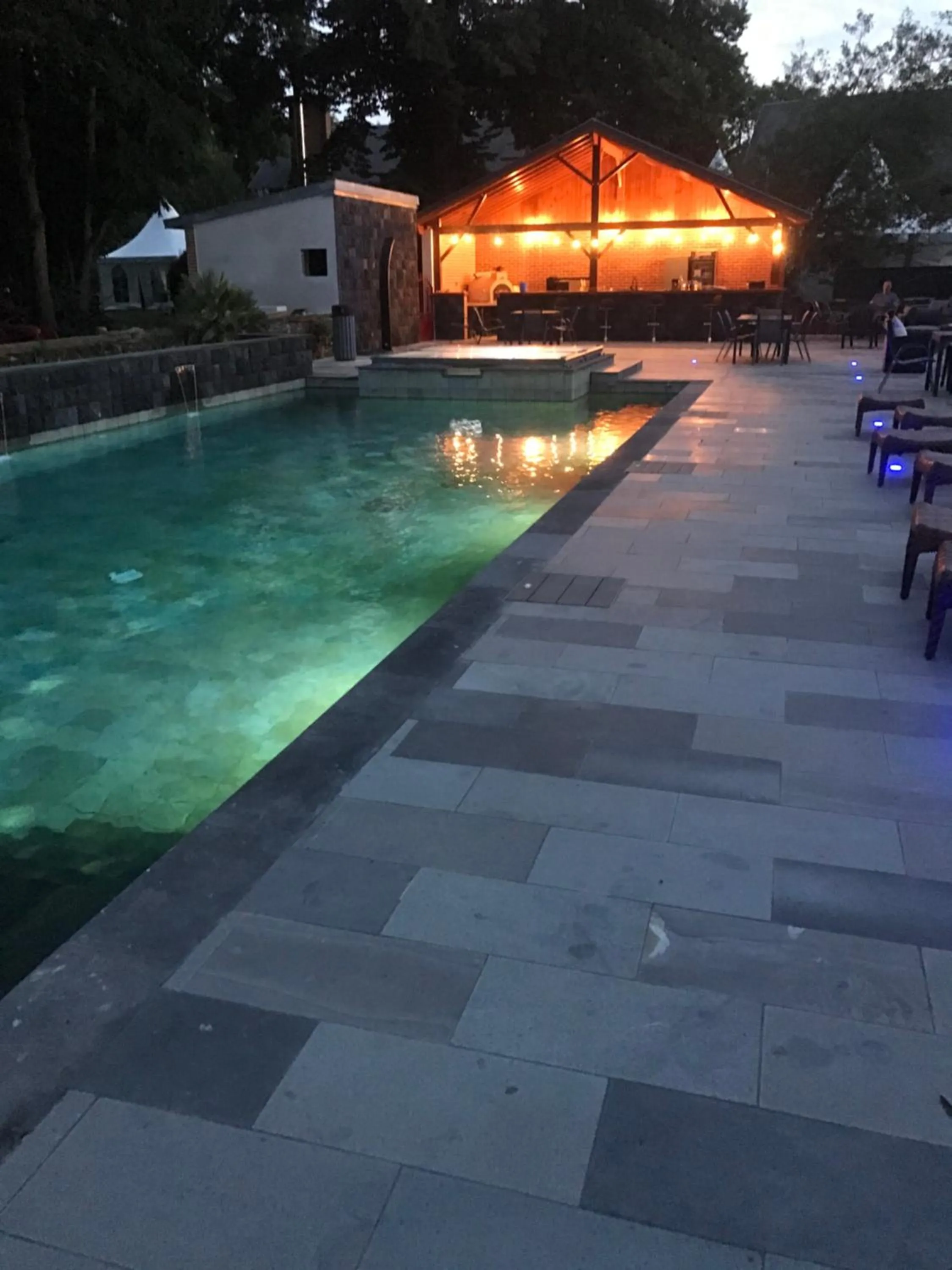 Swimming pool in Château de Belle Poule