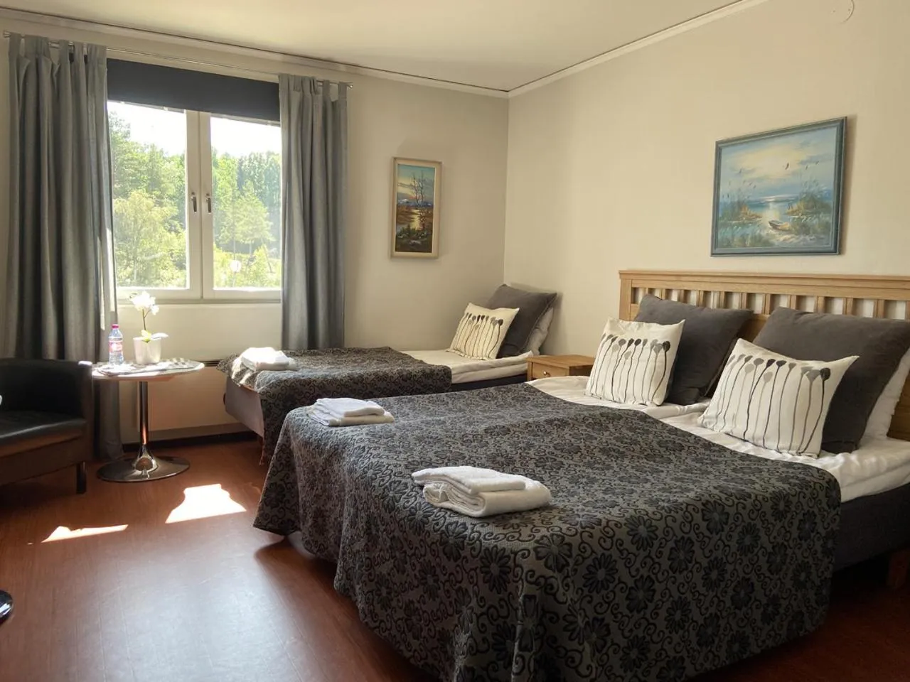 Bed in Värdshuset Glada Hudik