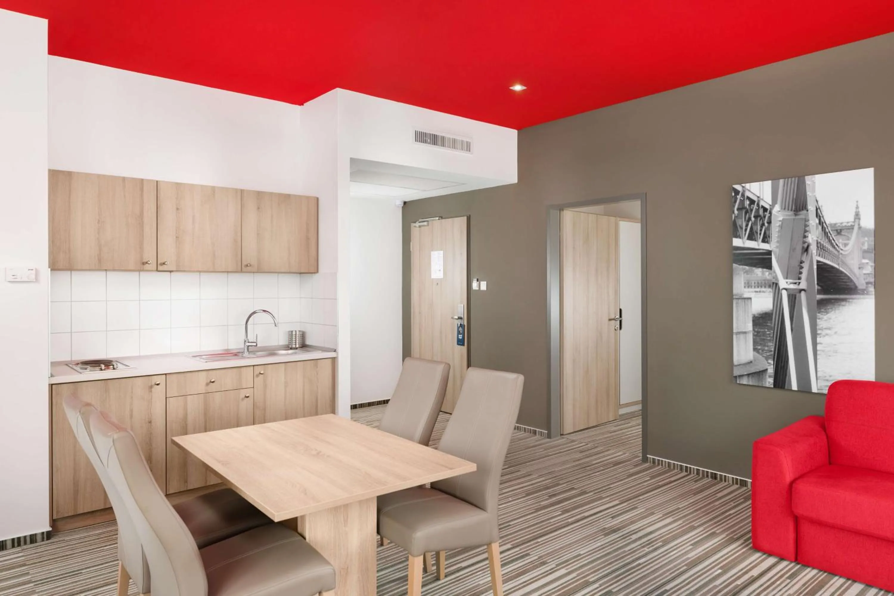 Photo of the whole room in Park Inn By Radisson Budapest