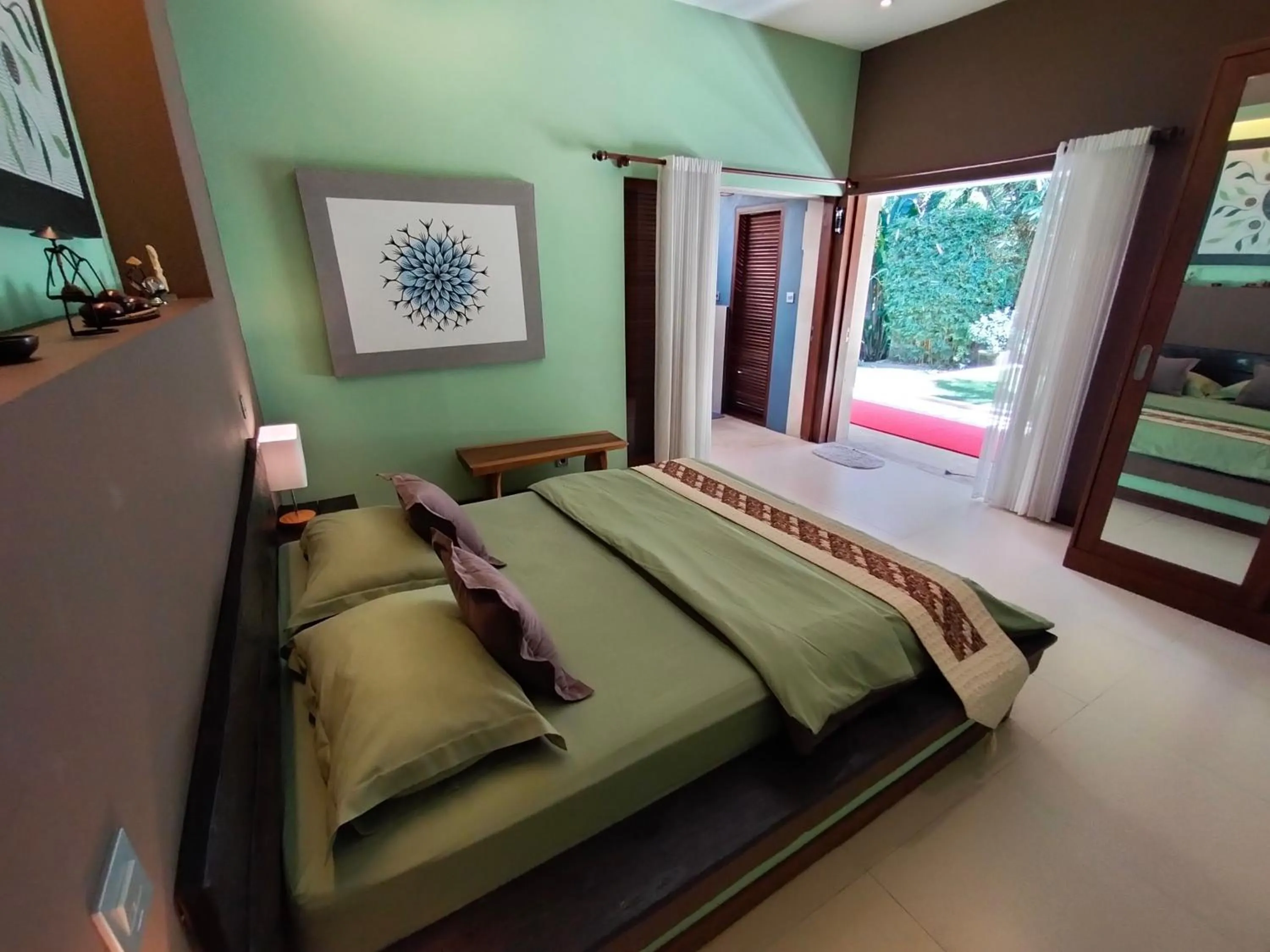 Bed in Villa Pilou Boutique Hotel