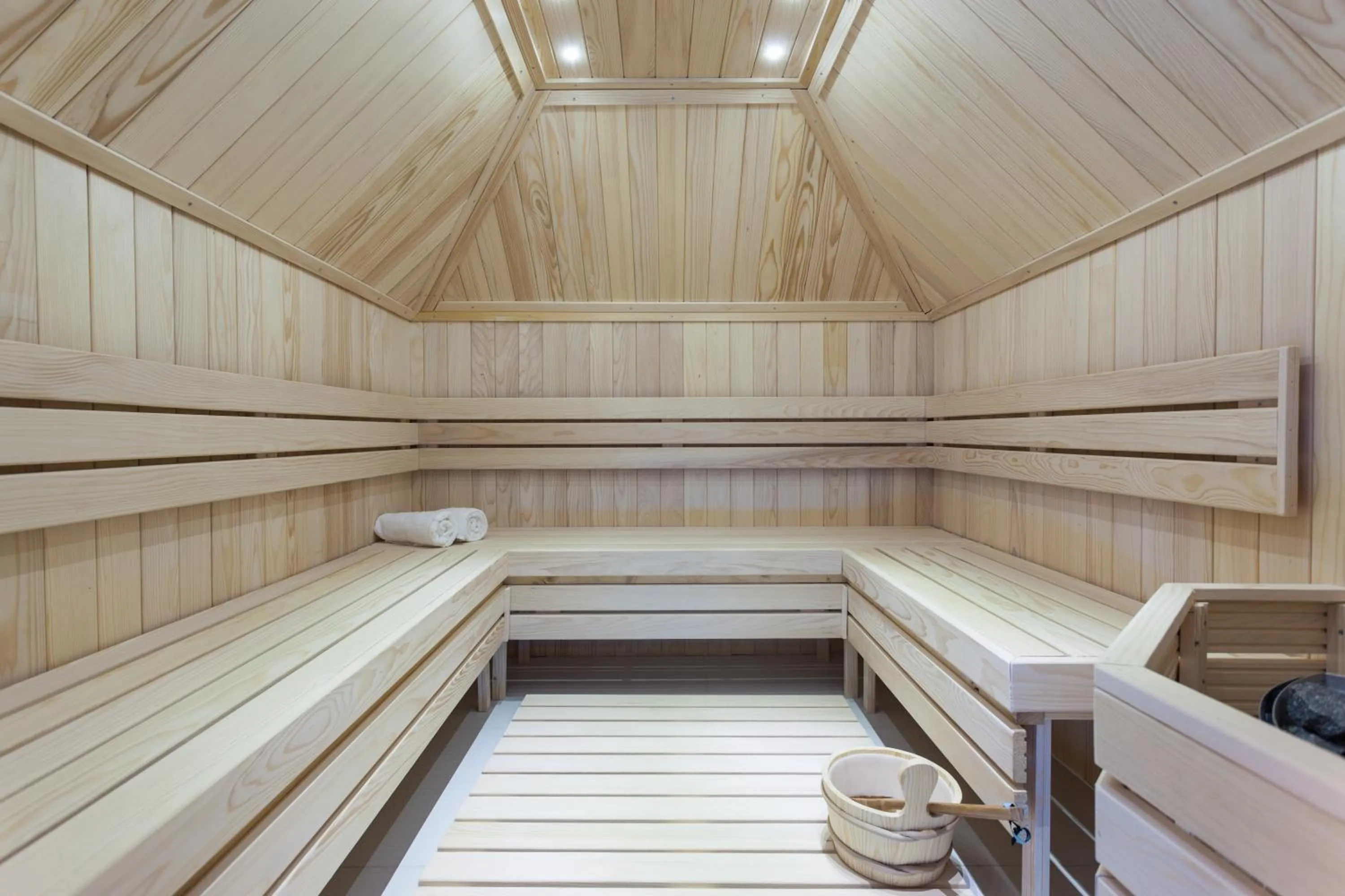 Sauna in Vila Barović and Spa