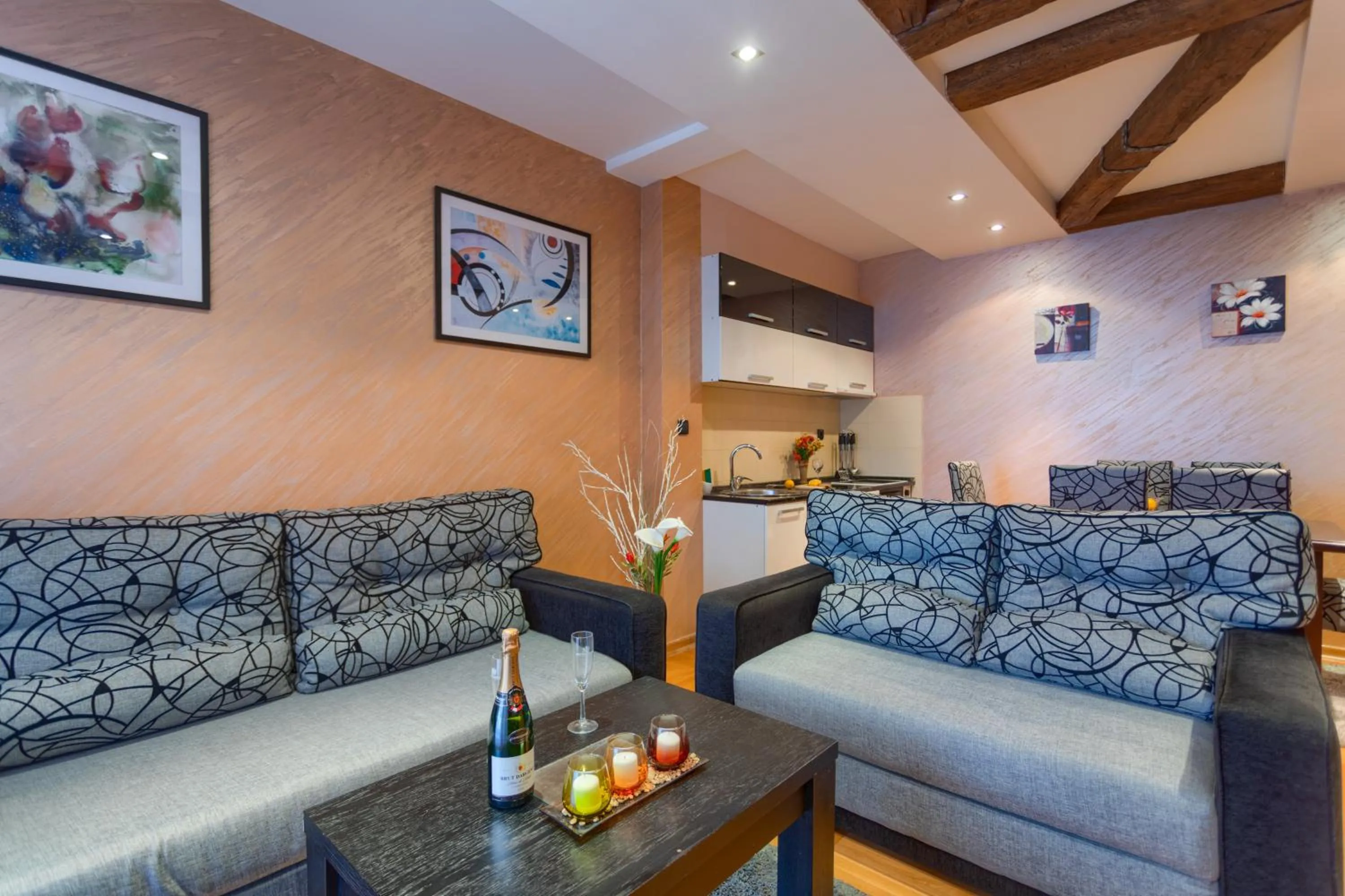 Living room in Vila Barović and Spa