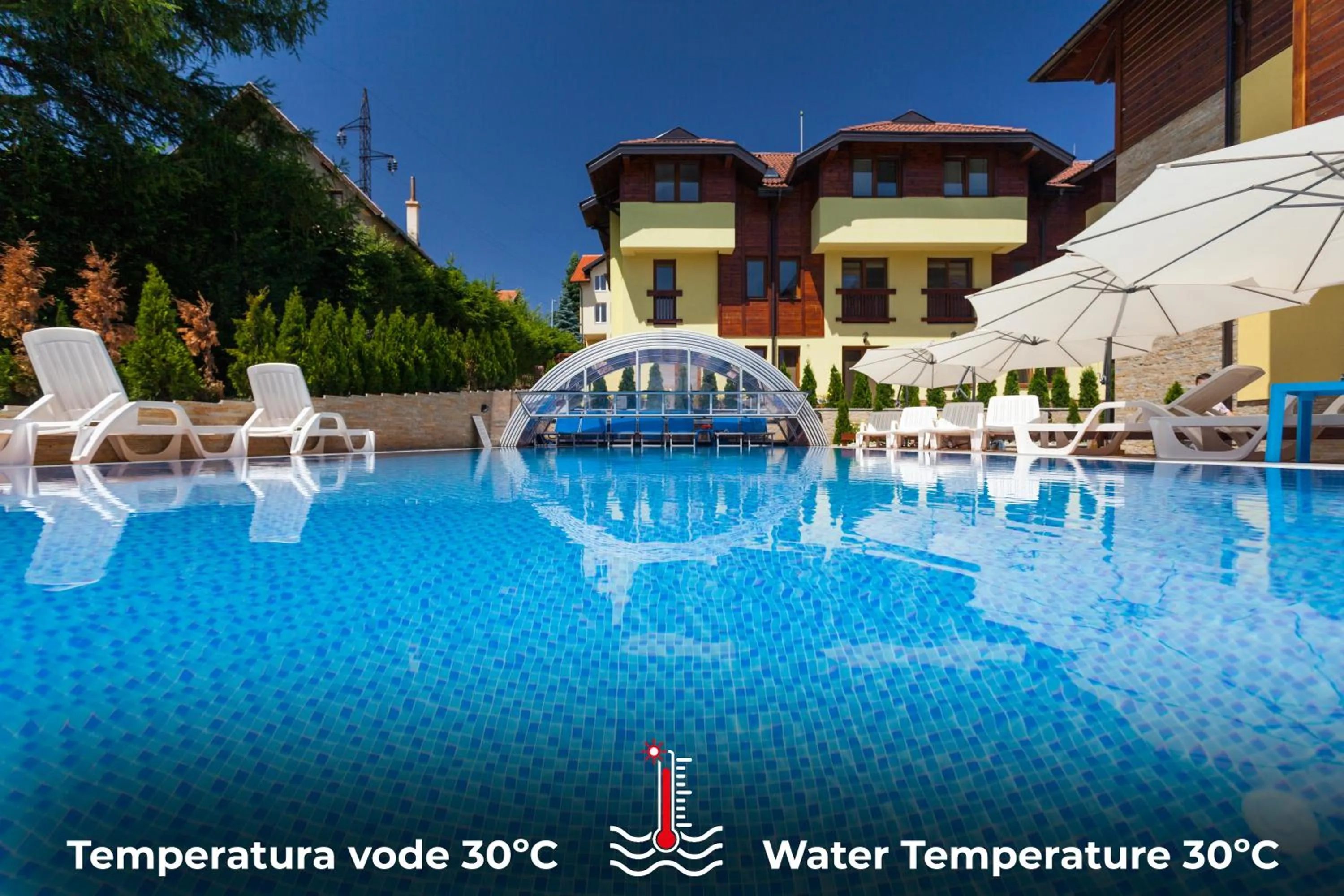 Area and facilities in Vila Barović and Spa