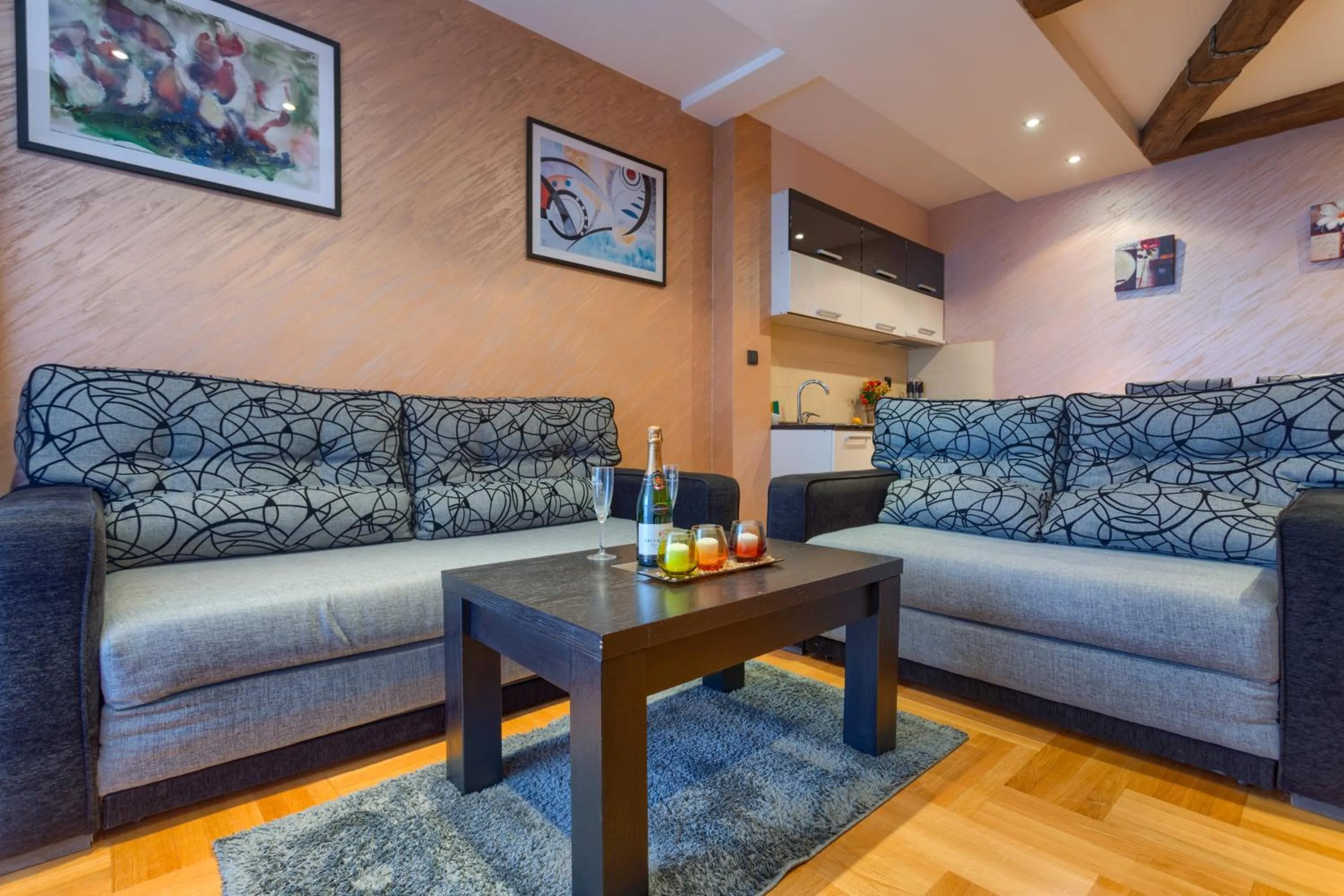 Living room in Vila Barović and Spa