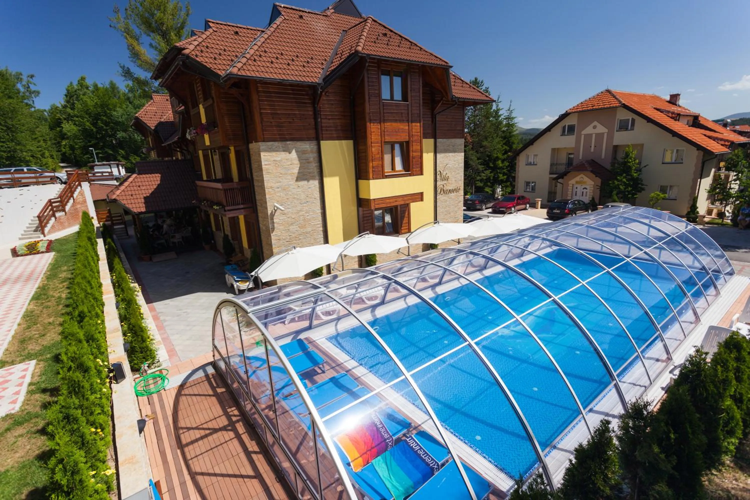 Swimming pool in Vila Barović and Spa