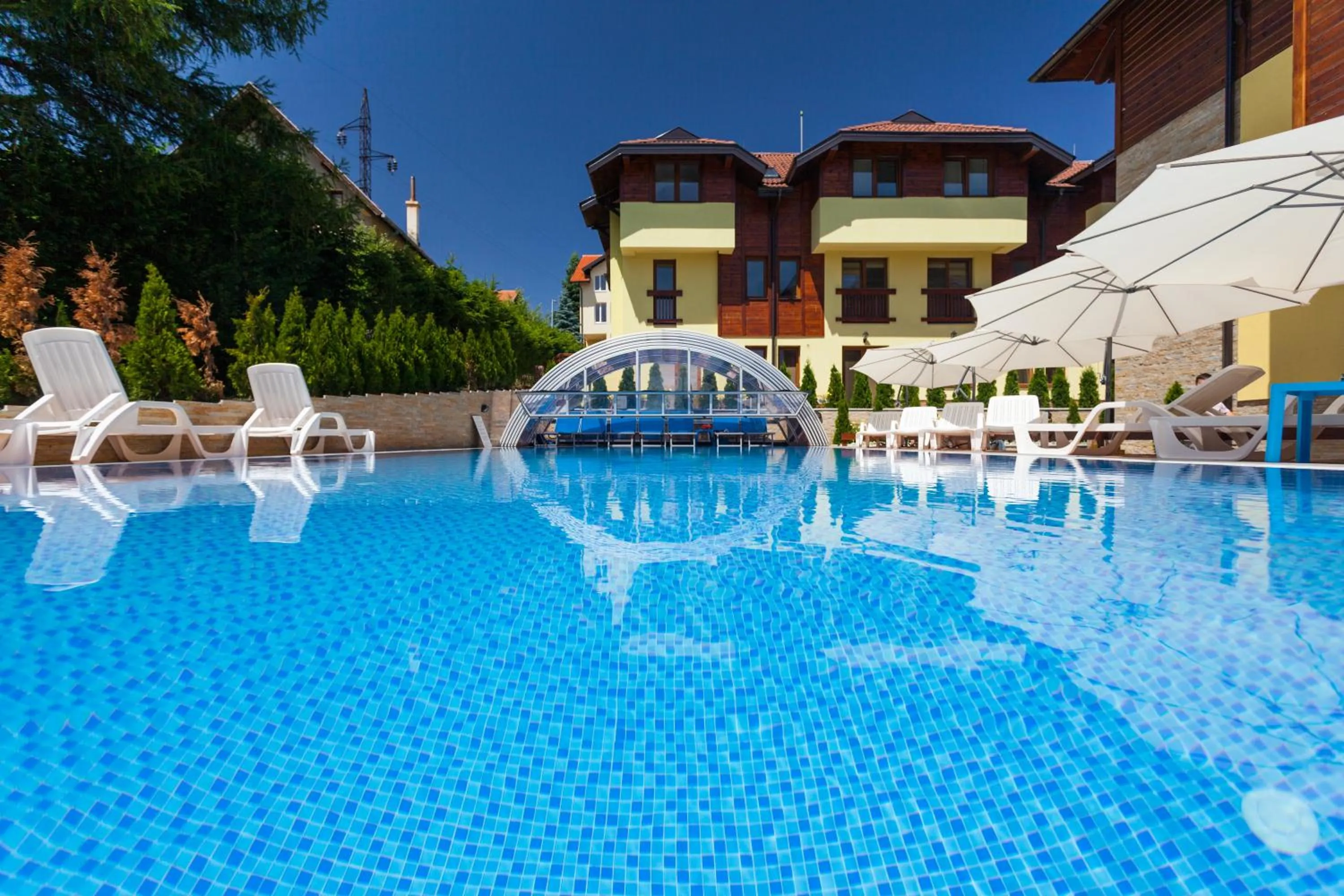 Swimming pool in Vila Barović and Spa