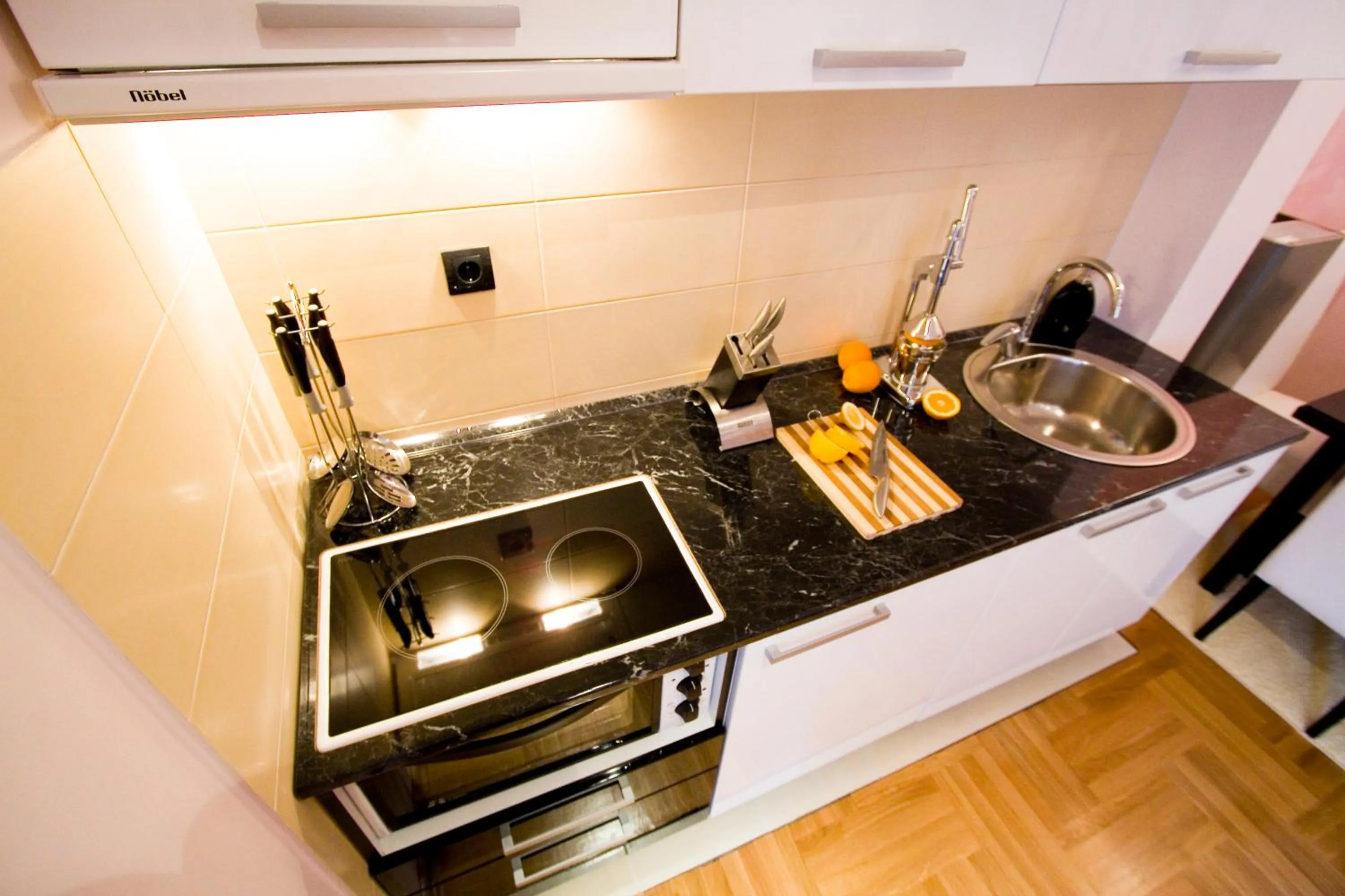 Kitchen or kitchenette in Vila Barović and Spa