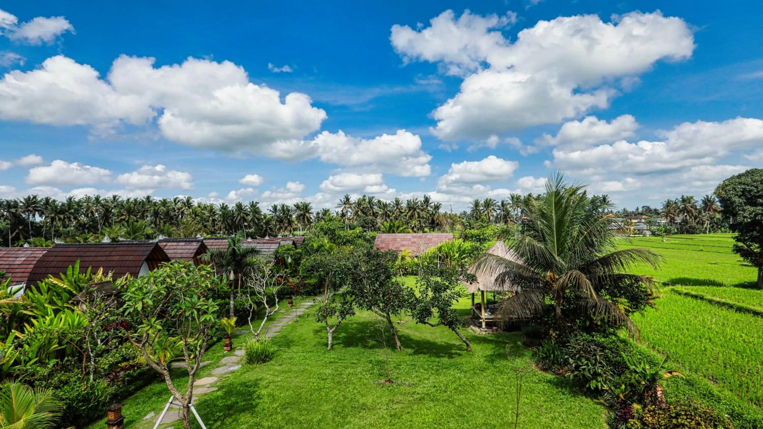 Garden view in Adil Villa & Resort