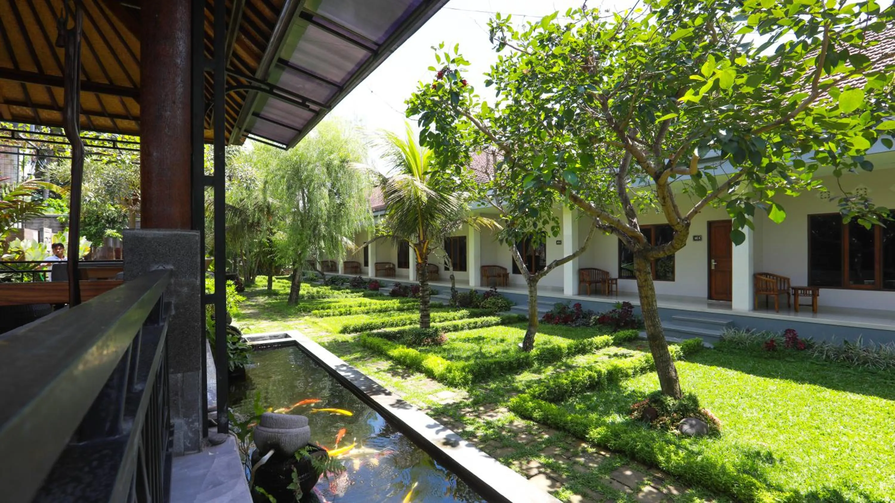Garden view in Adil Villa & Resort