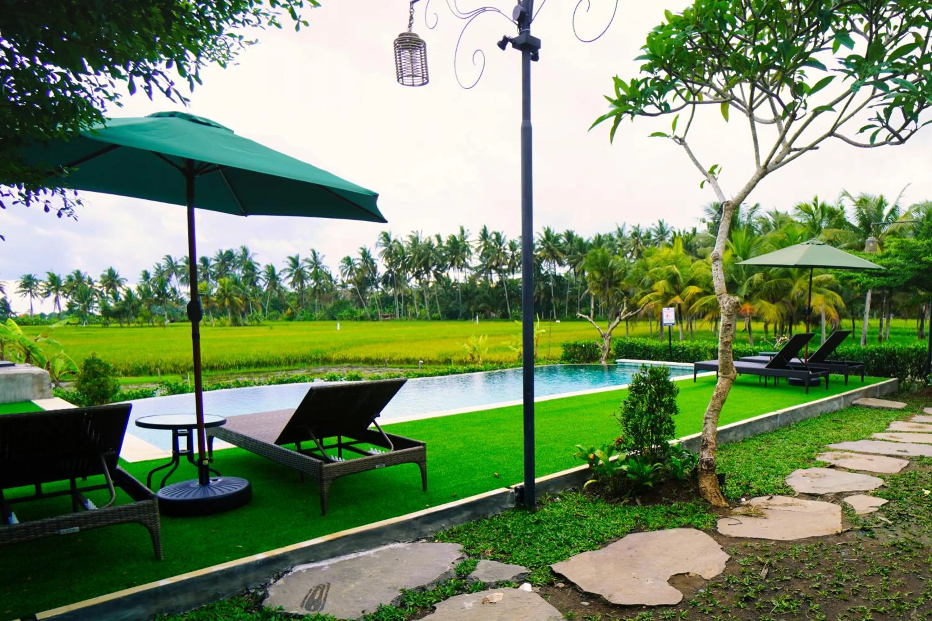 Garden view in Adil Villa & Resort