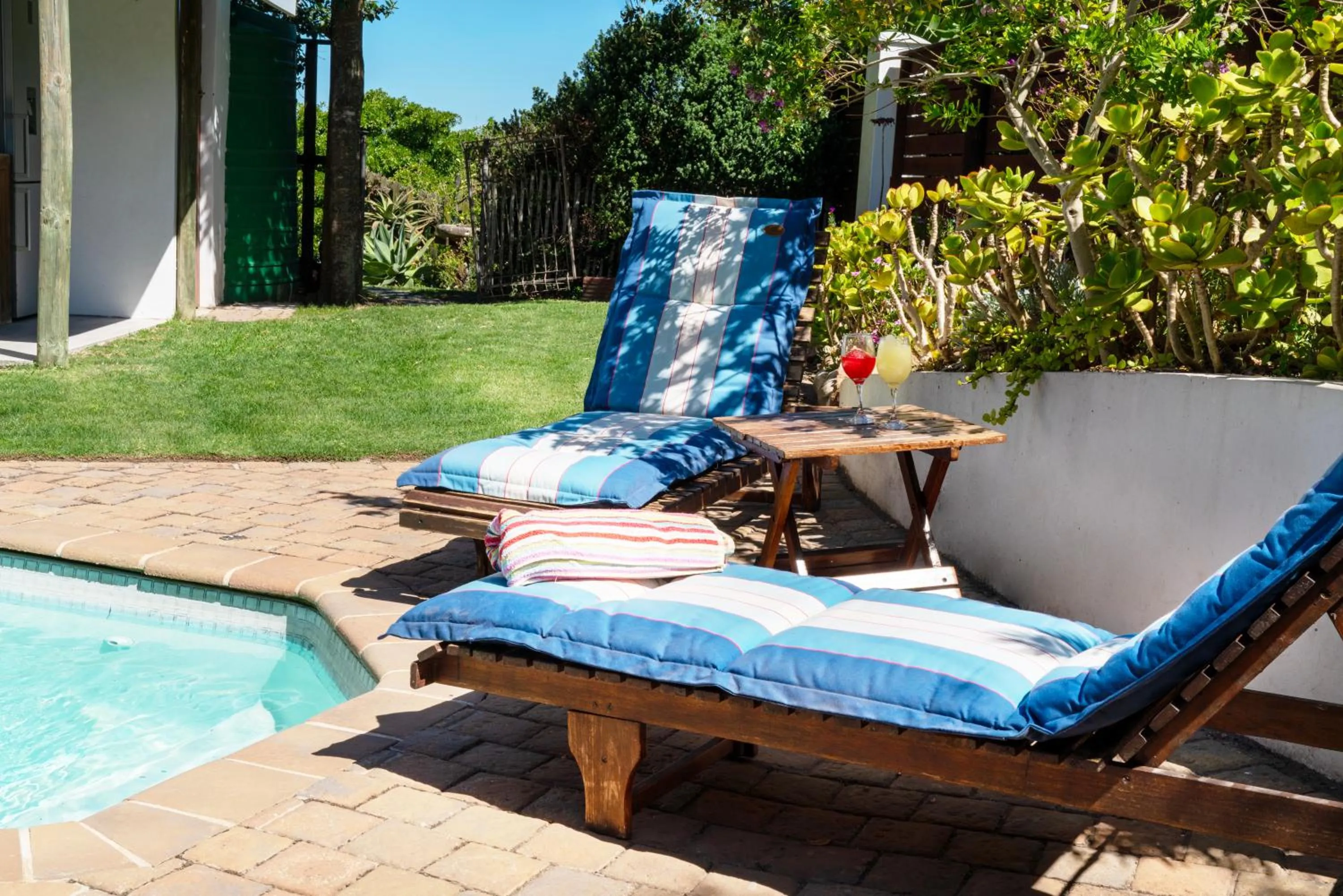 Swimming pool in Cycads on Sea Guest House