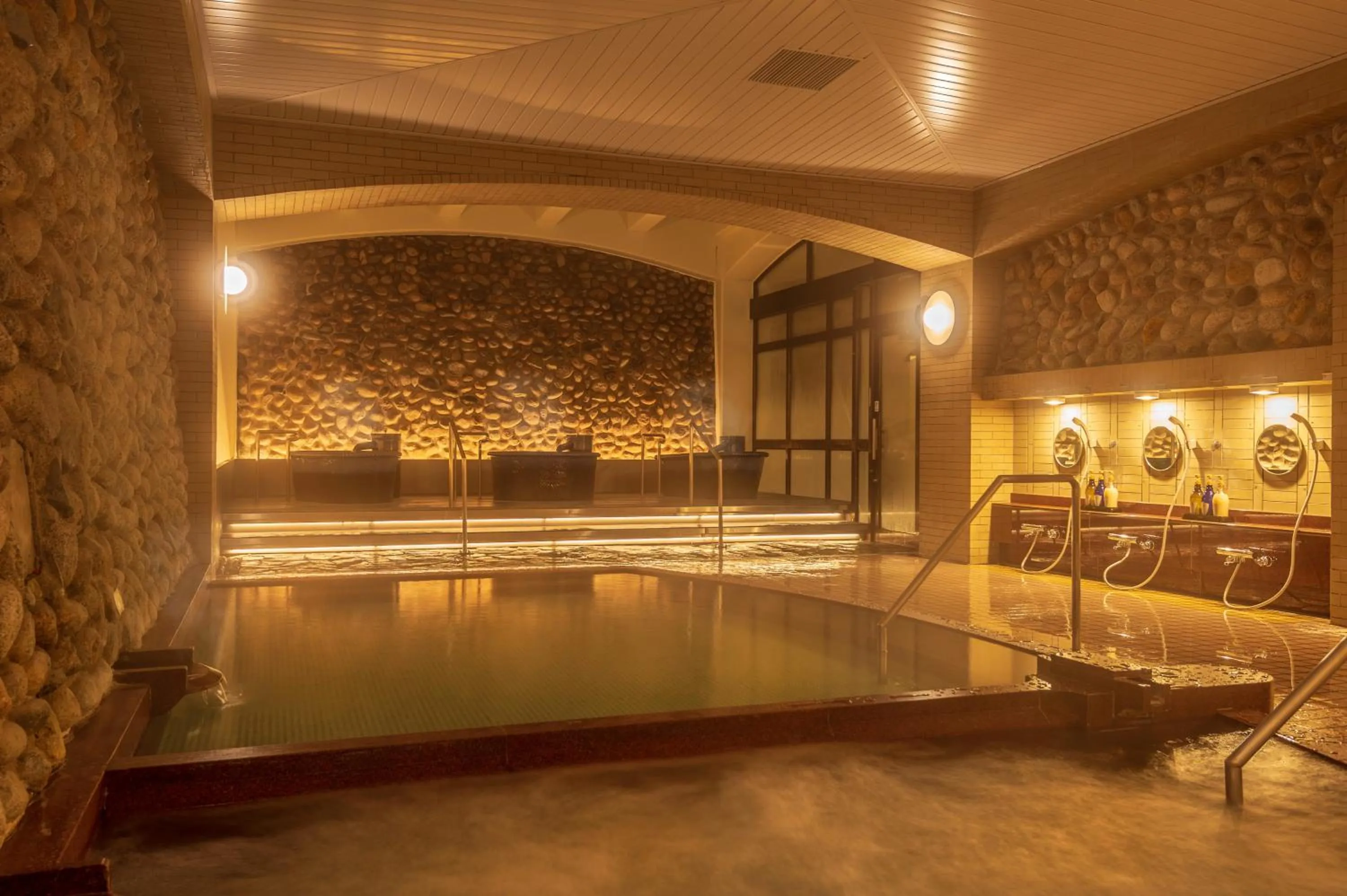 Hot Spring Bath in Lime Resort Myoko