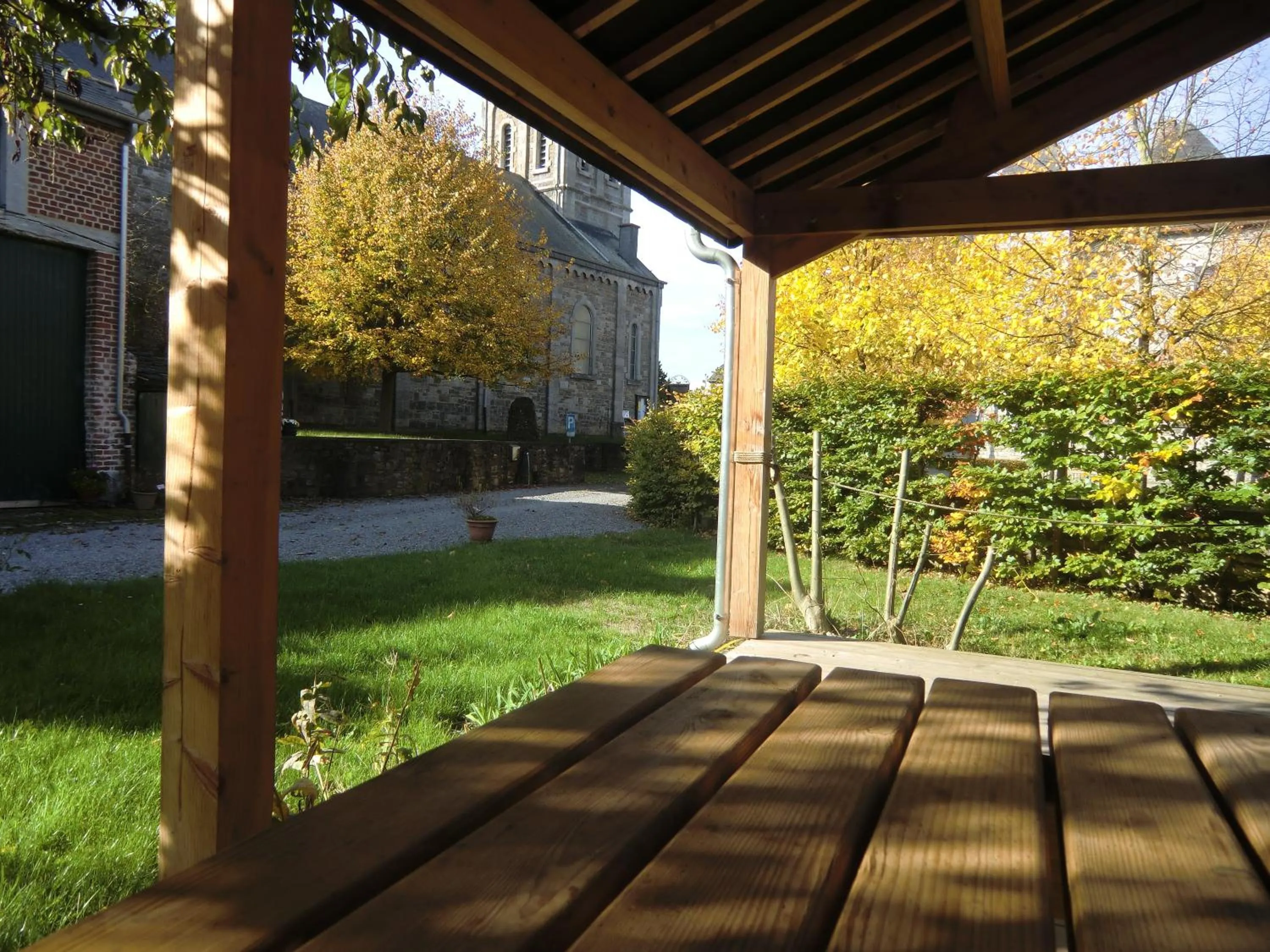 Balcony/Terrace in B&B Au Coeur de Villers
