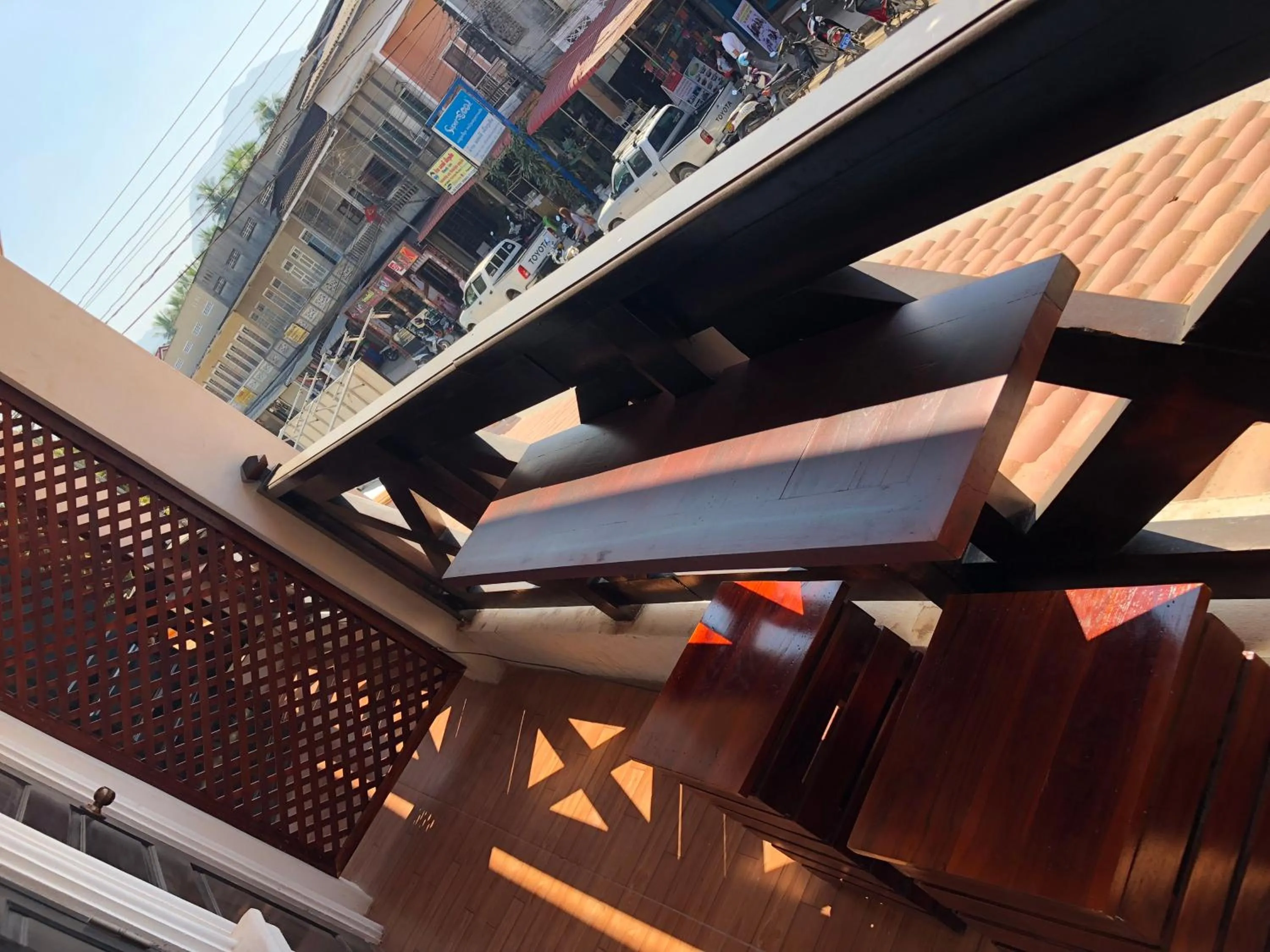 Balcony/Terrace in Elephant Boutique Hotel