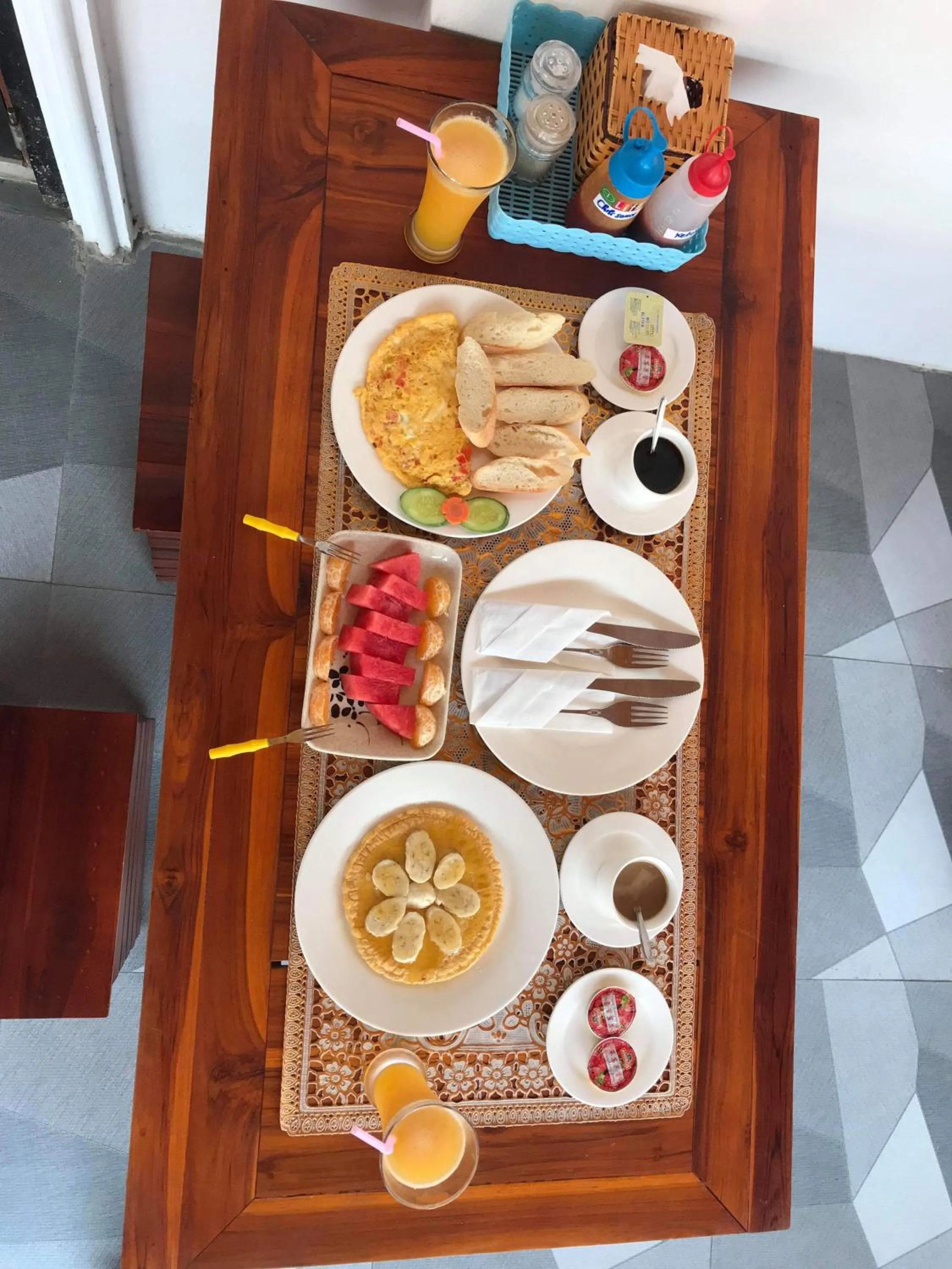 Breakfast in Elephant Boutique Hotel