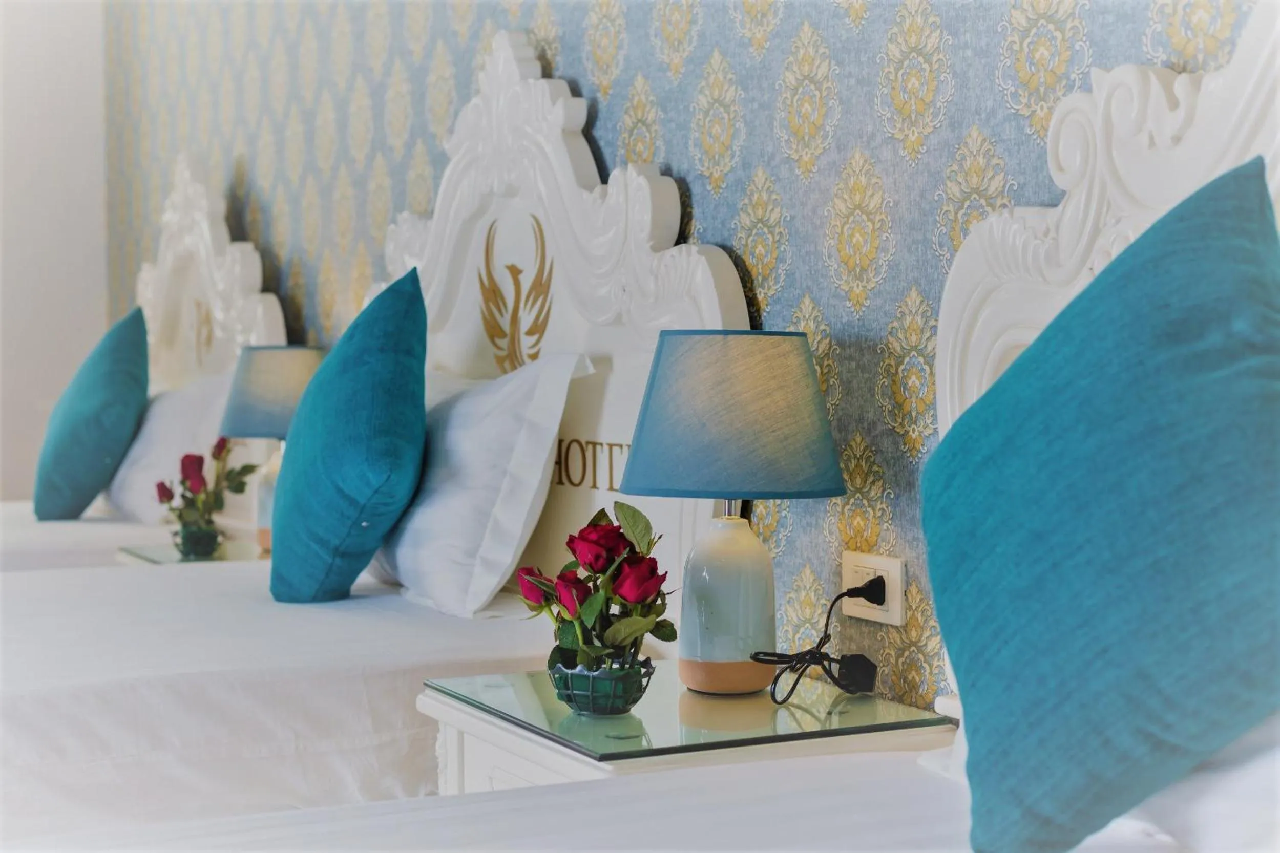 Bed in Phoenix Hotel Ha Long