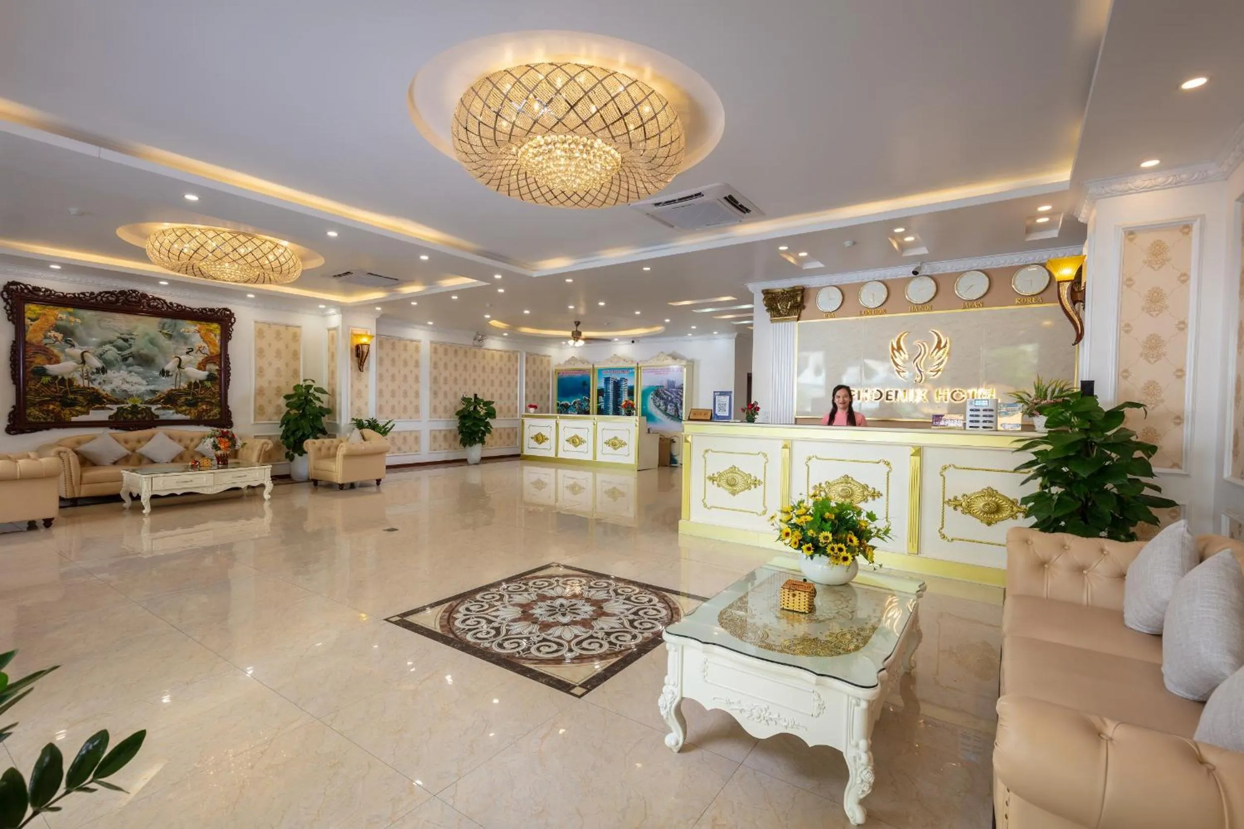Lobby or reception in Phoenix Hotel Ha Long