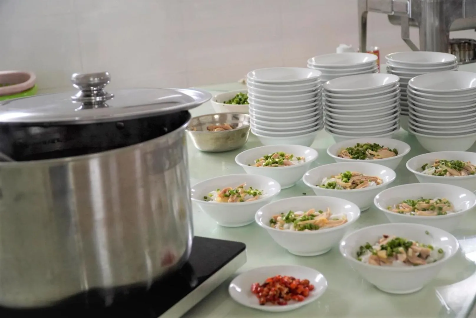 Buffet breakfast in Phoenix Hotel Ha Long