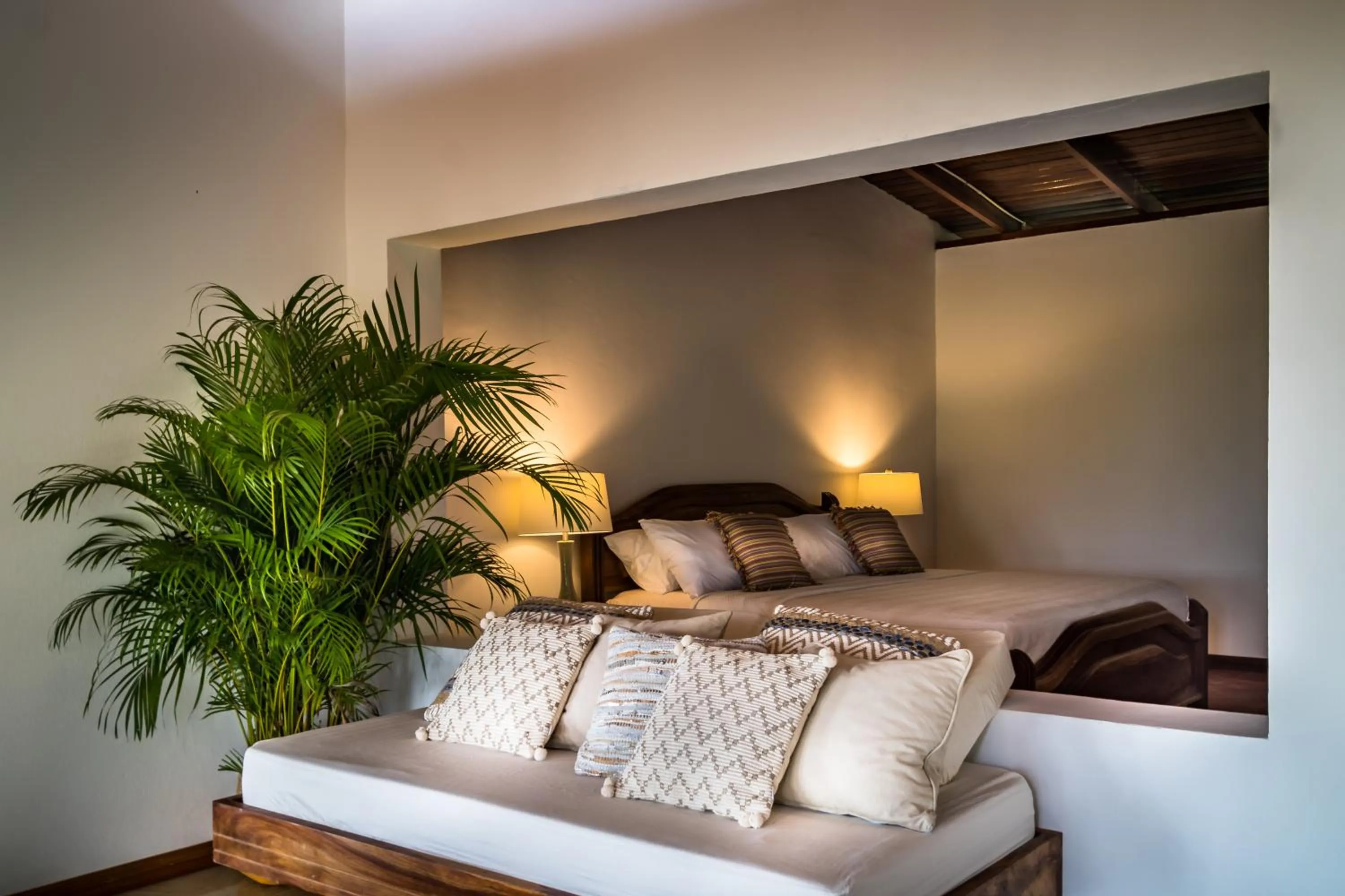 Living room, Bed in Nosara Beach Hotel