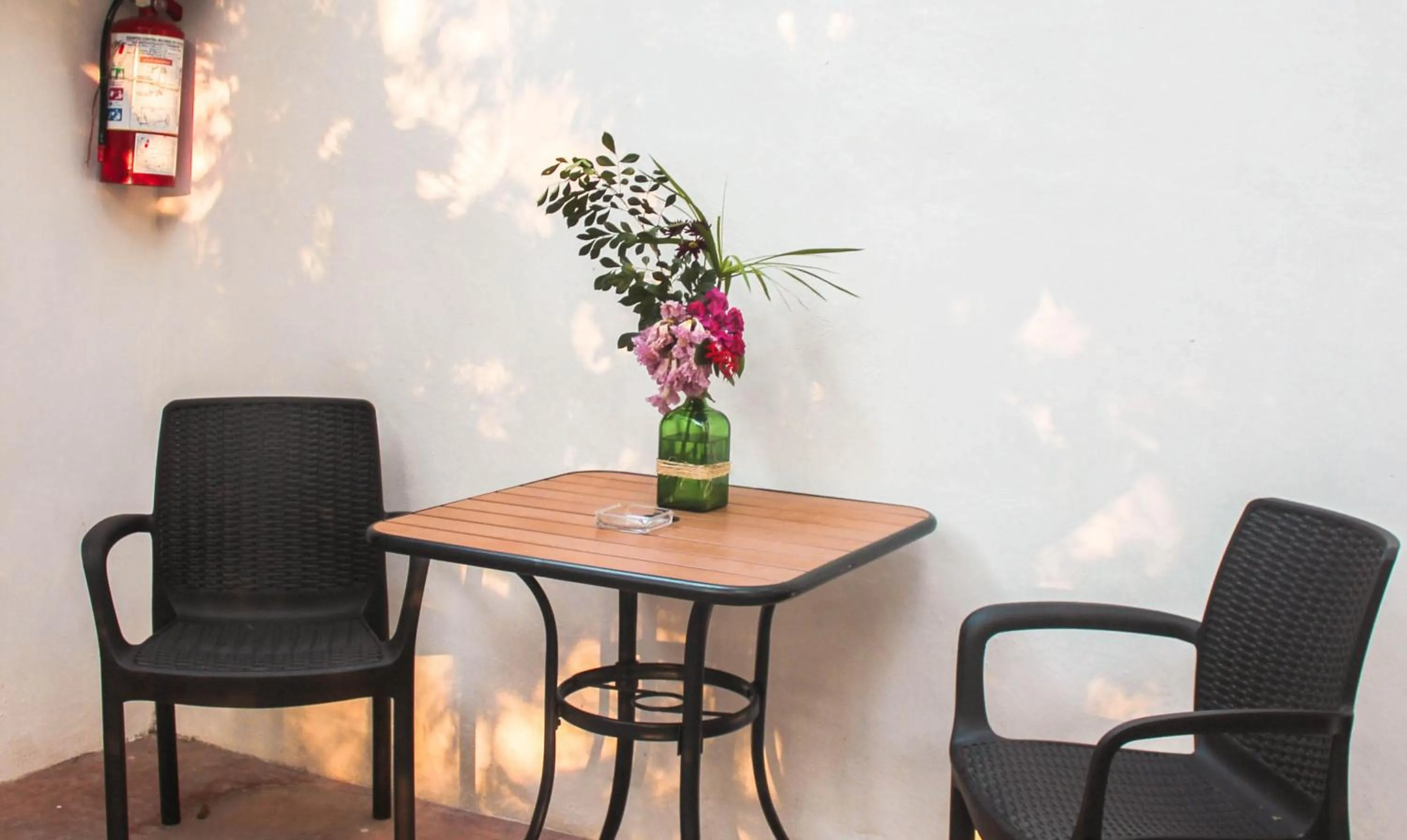 Patio in Hacienda Cenote San Ignacio