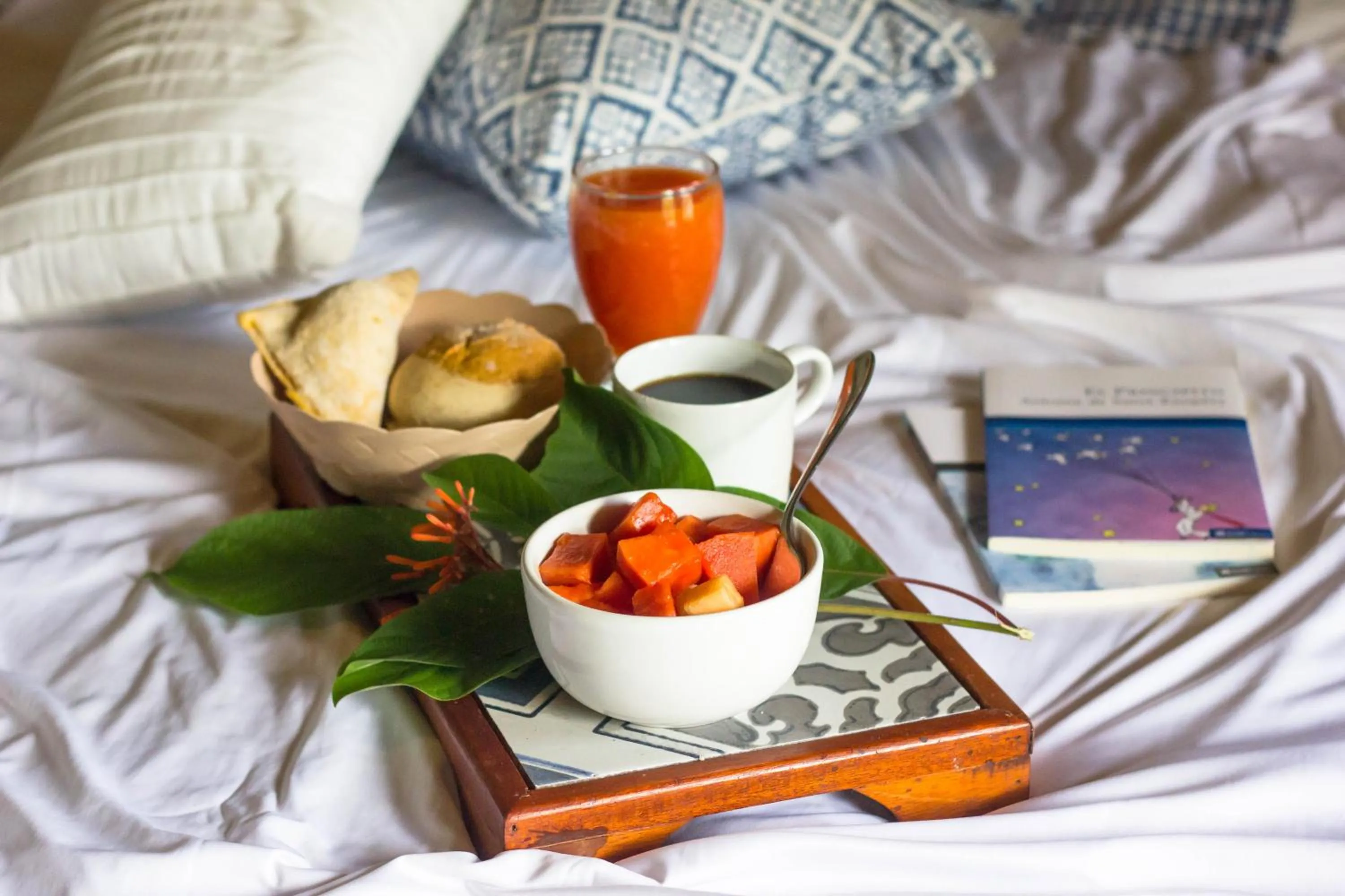 Bed in Hacienda Cenote San Ignacio
