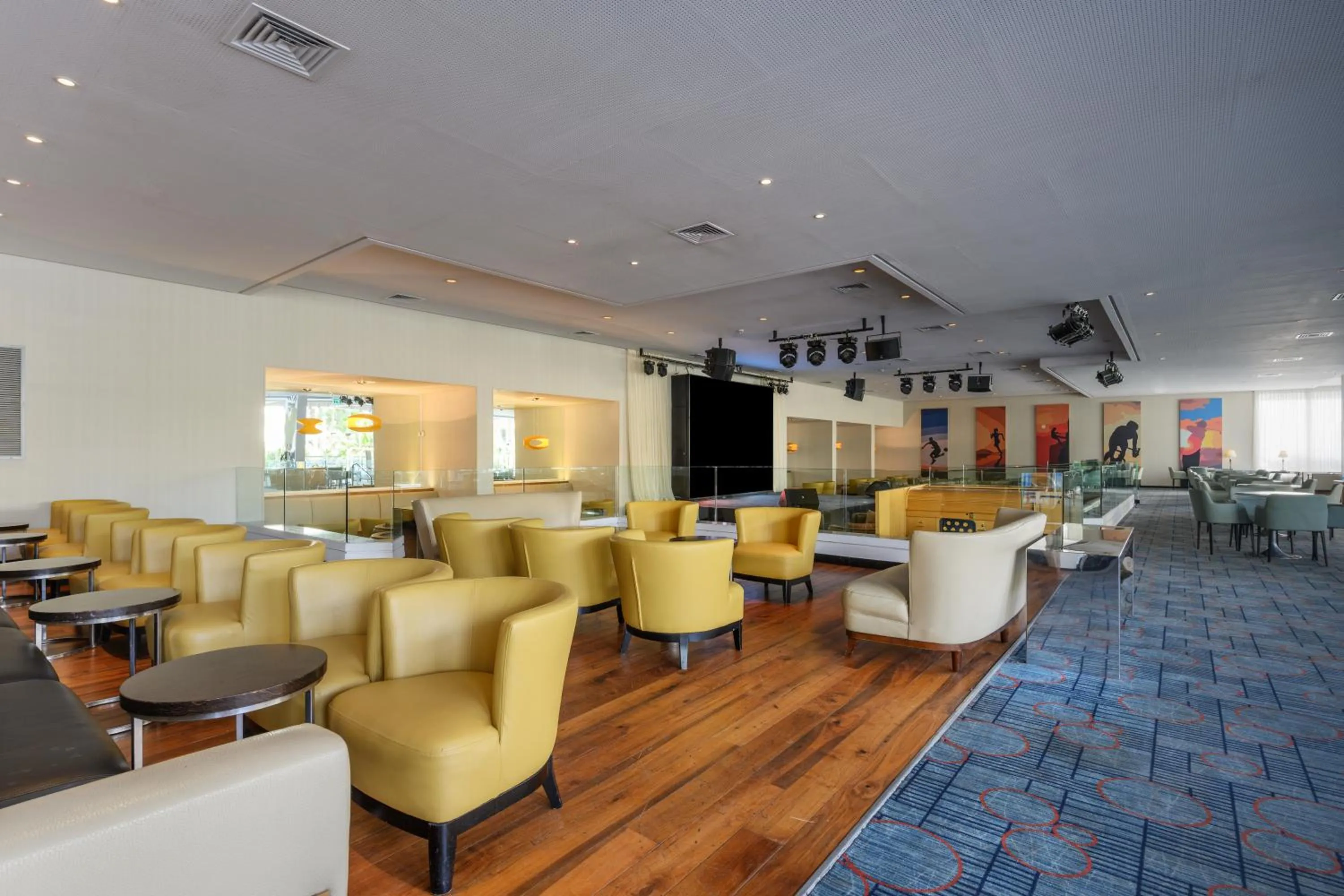 Seating area in Sport Club by Isrotel Collection