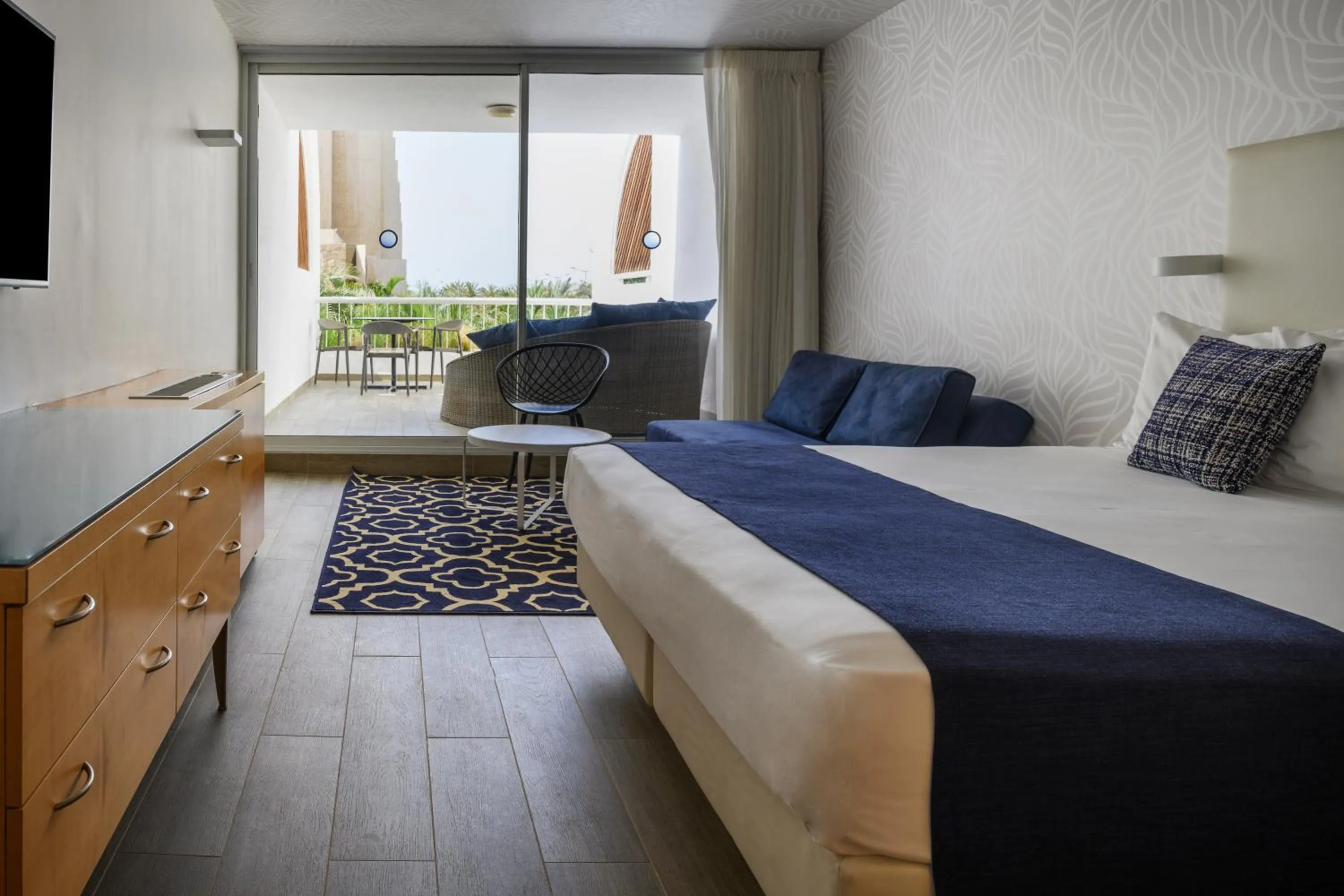 Bedroom, Bed in Sport Club by Isrotel Collection