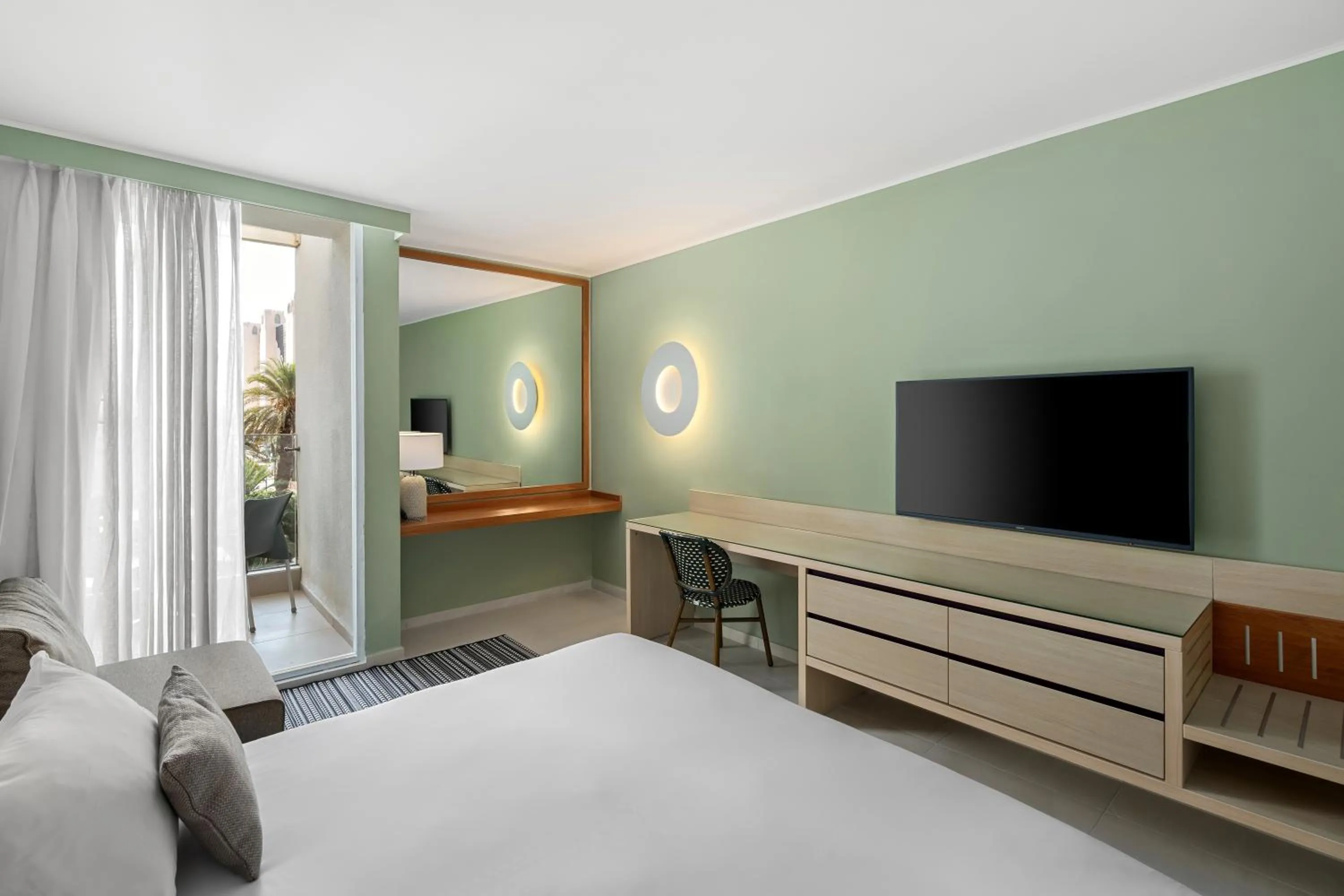 Bedroom, Bed in Sport Club by Isrotel Collection