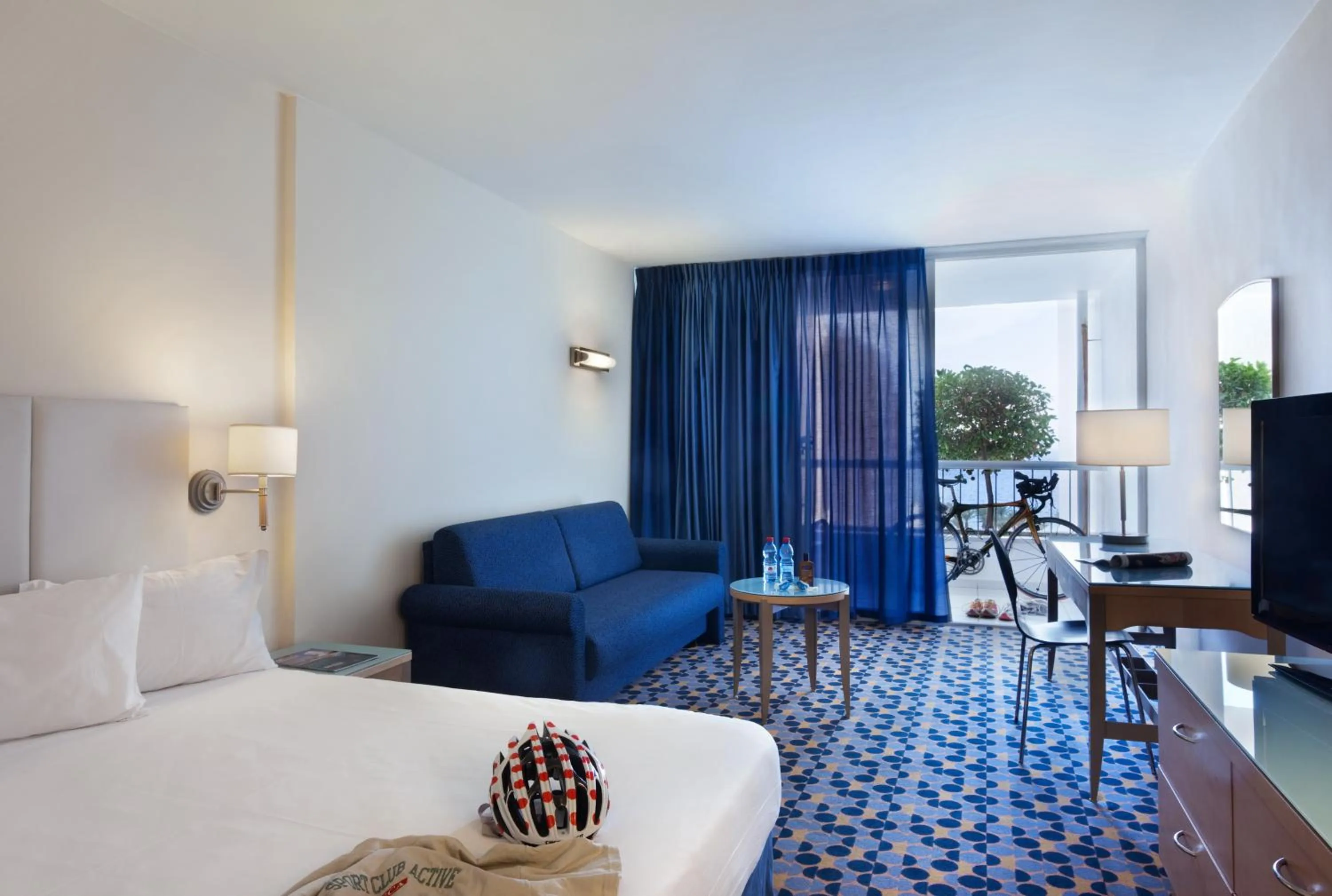 Bedroom, Bed in Sport Club by Isrotel Collection