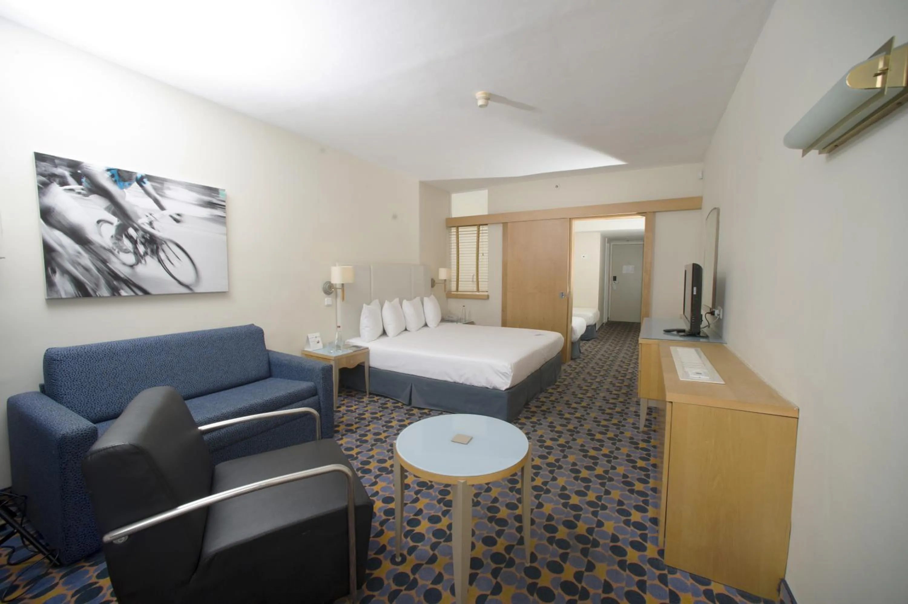 Bedroom, Bed in Sport Club by Isrotel Collection