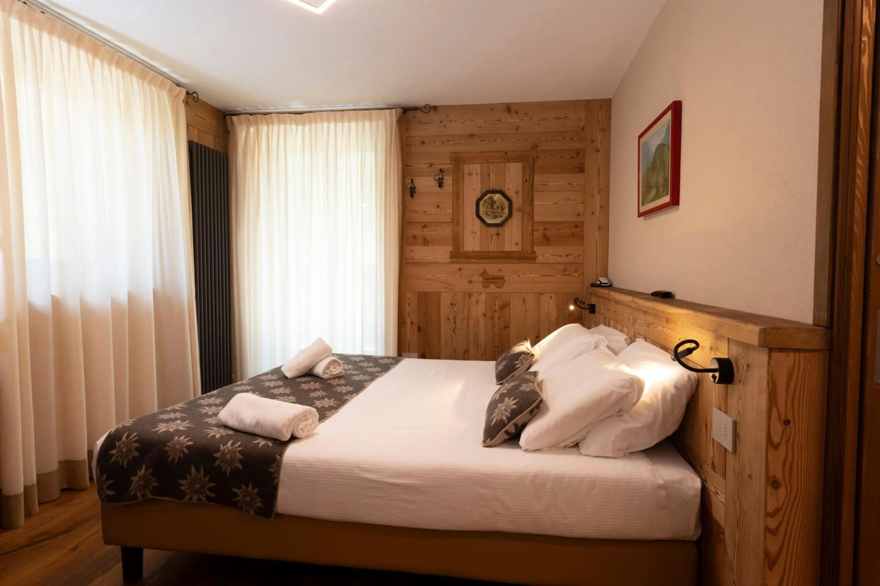 Bed in Hotel Granta Parey