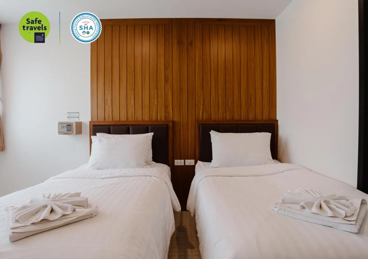 Bedroom, Bed in the echo hotel