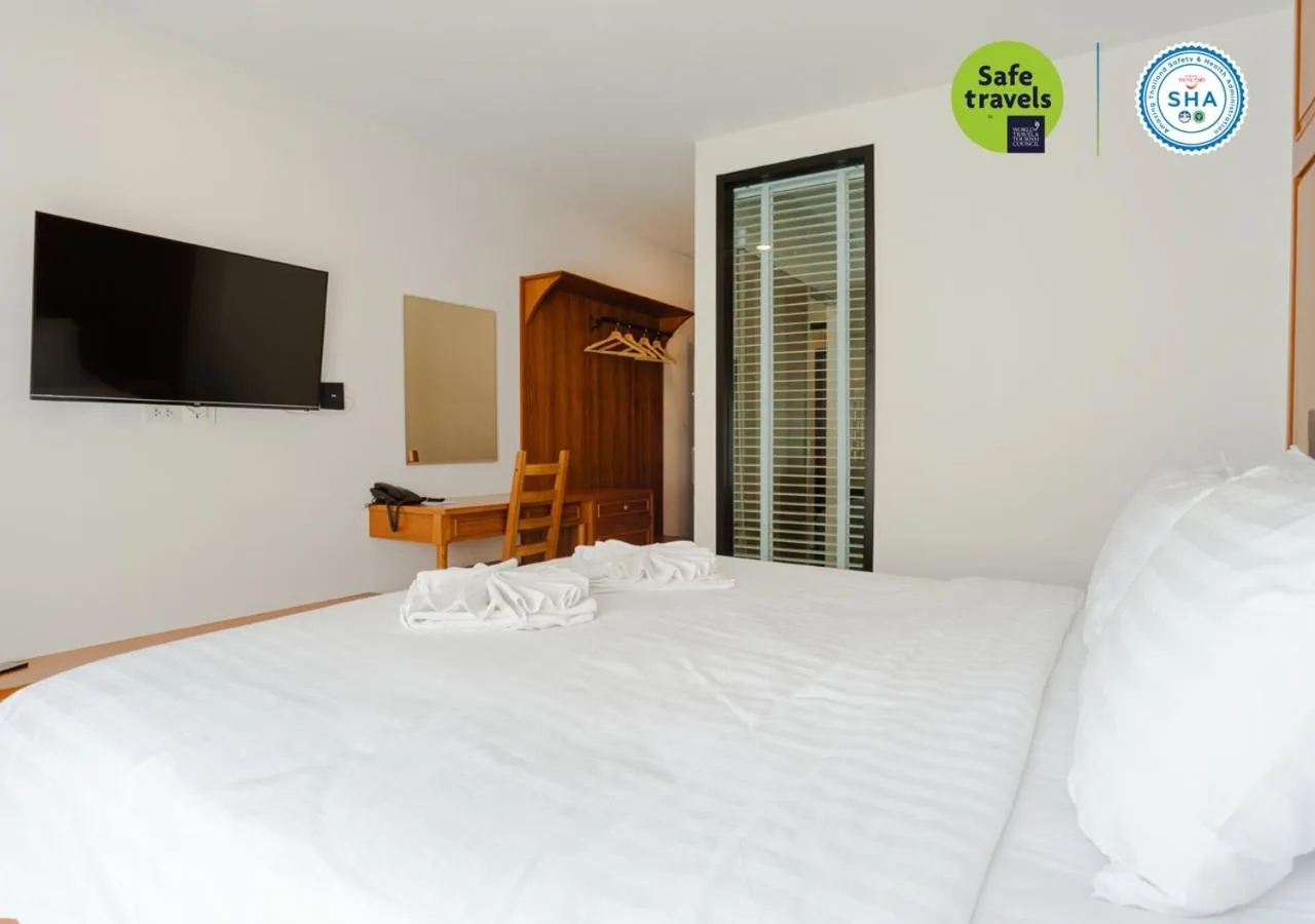 Bedroom, Bed in the echo hotel