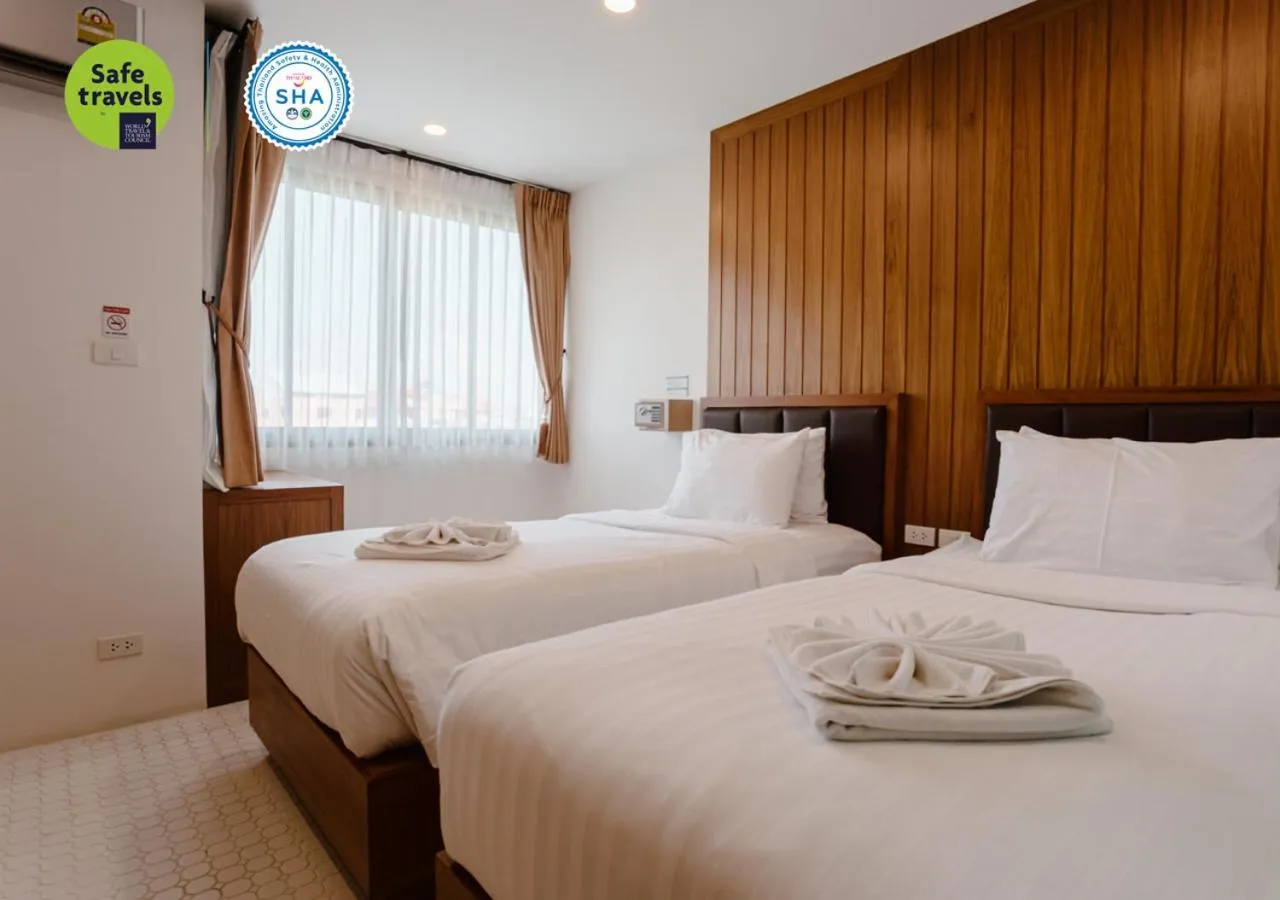 Bedroom, Bed in the echo hotel