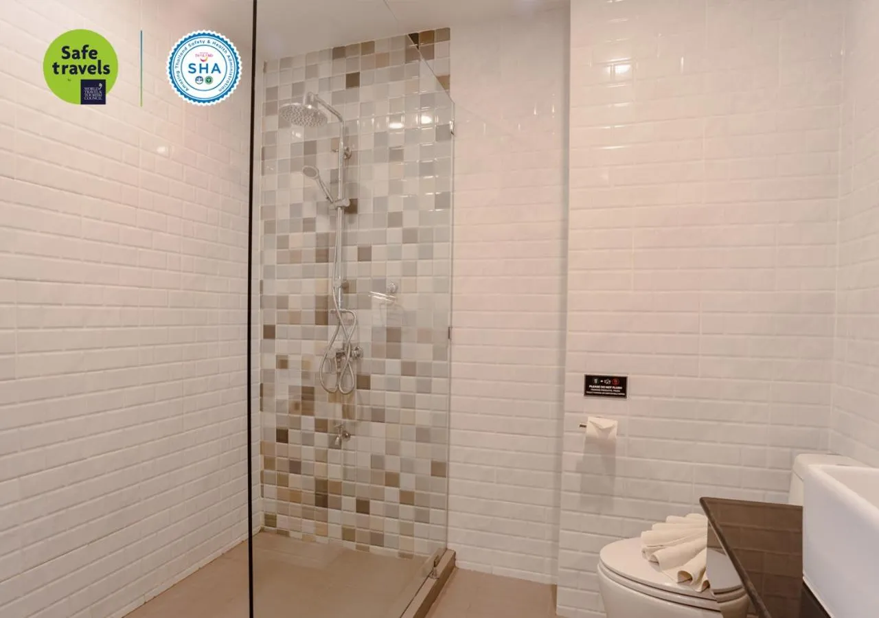 Bathroom in the echo hotel