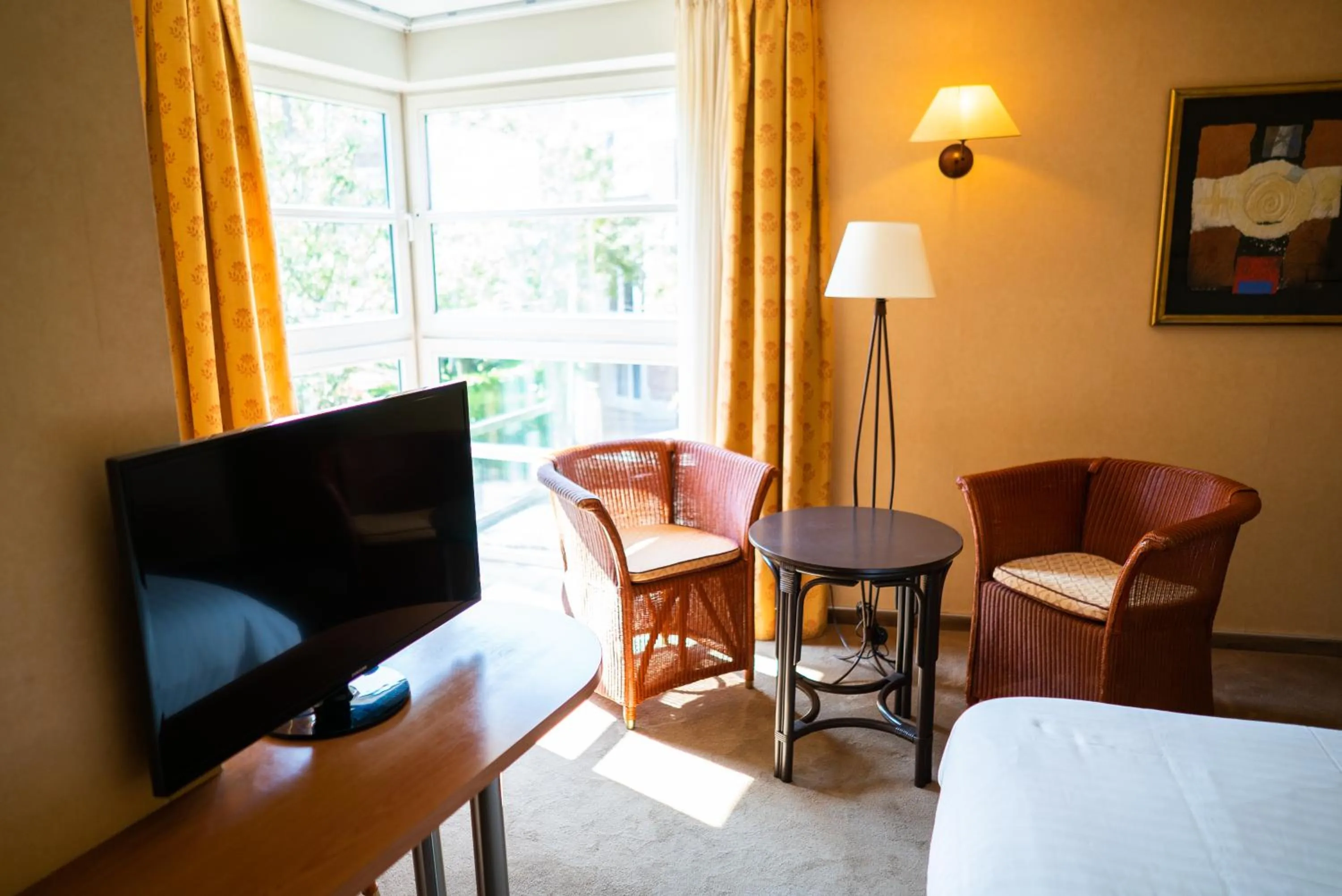 Seating area in Hotel Iris