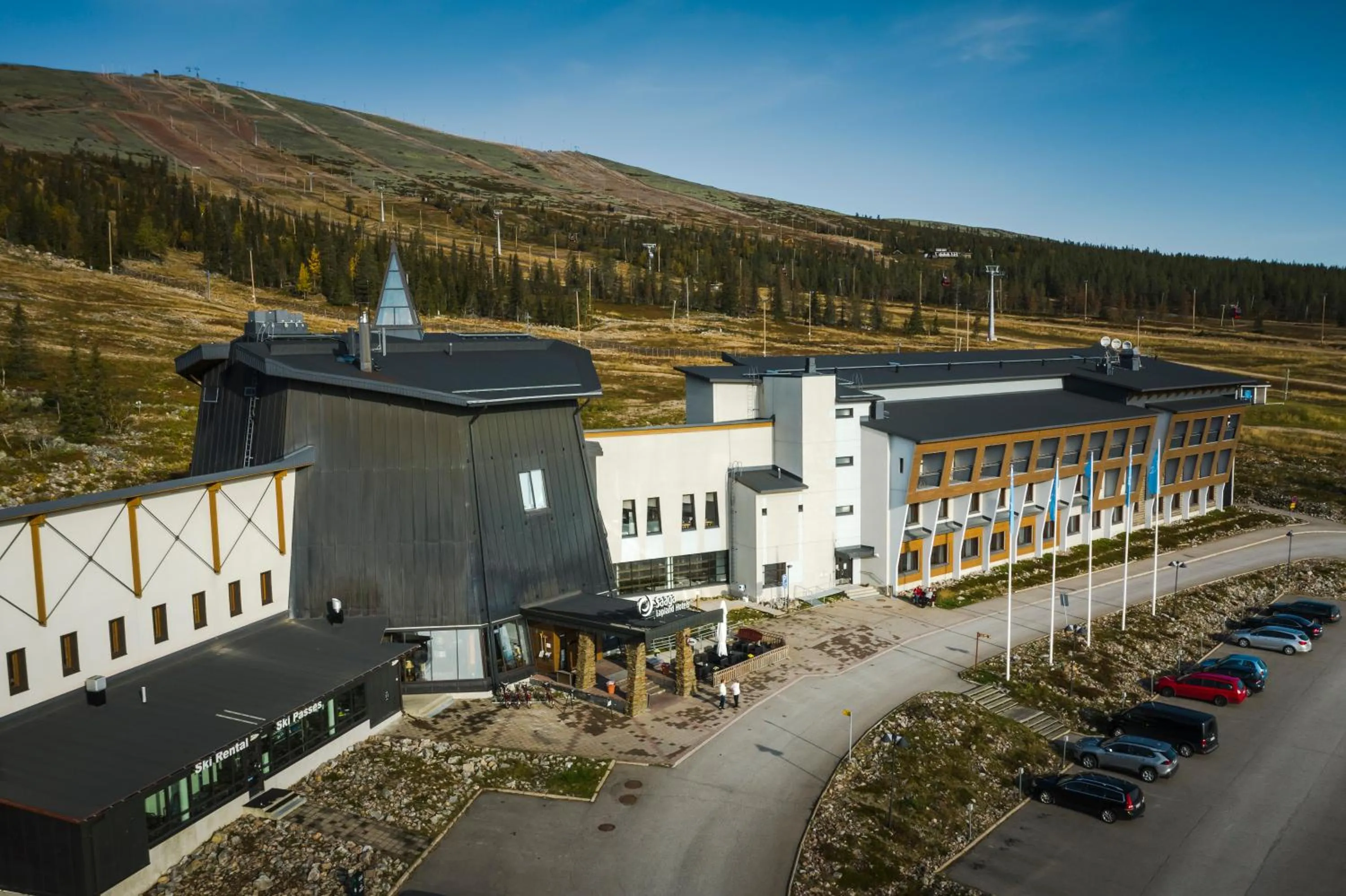 Property building in Lapland Hotels Saaga