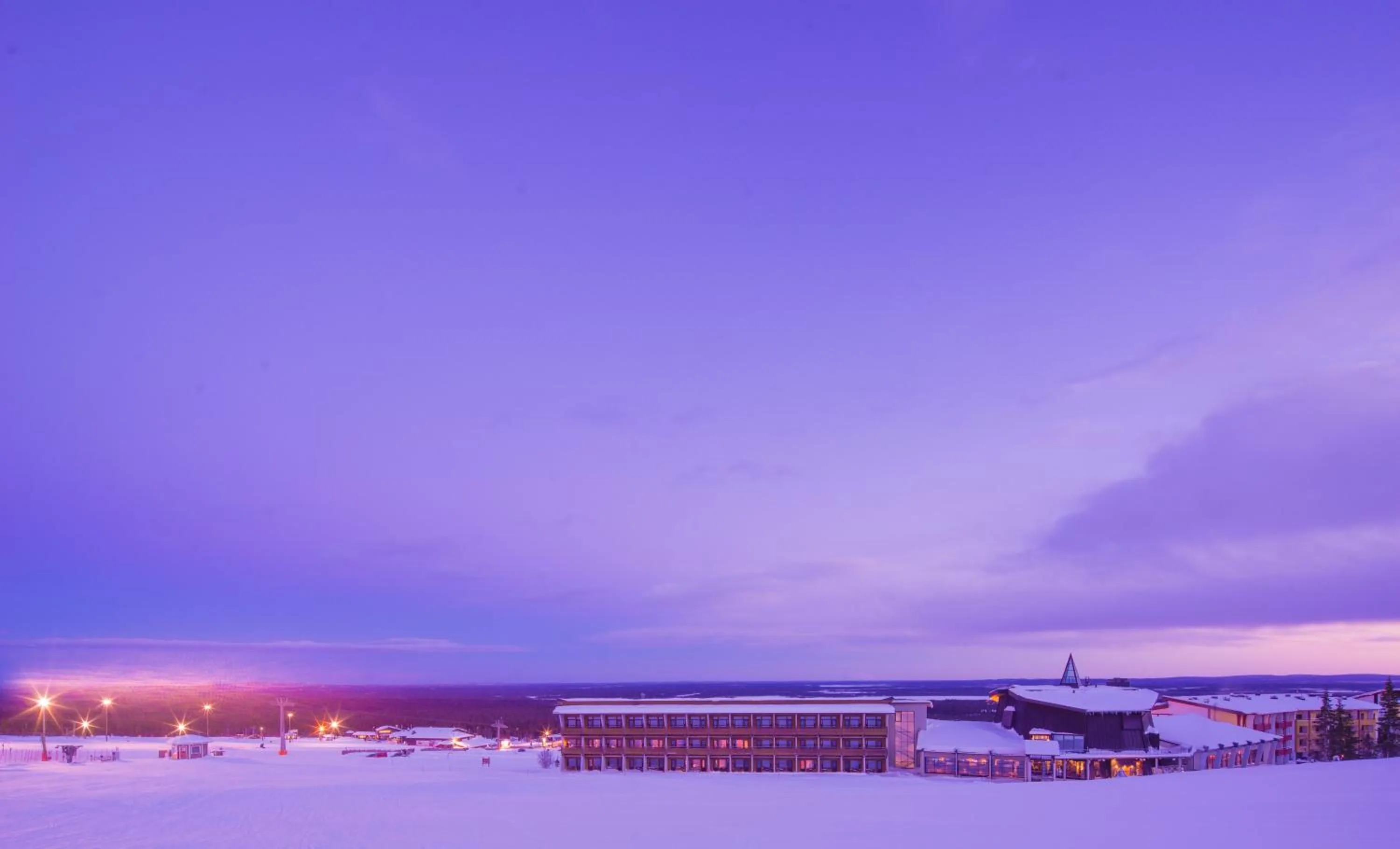 Facade/entrance in Lapland Hotels Saaga